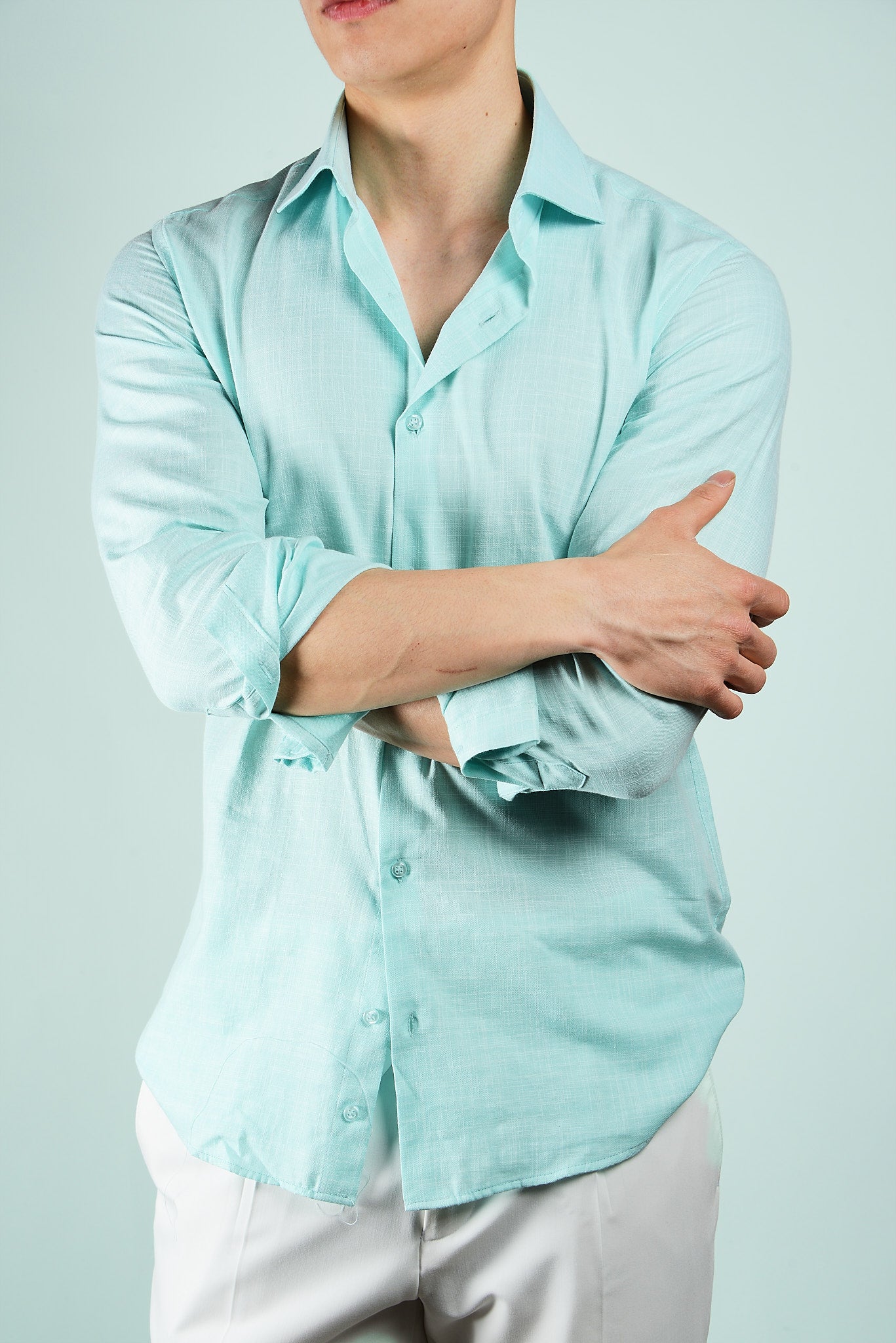 Crosshatch Soft Yarn LS Shirt