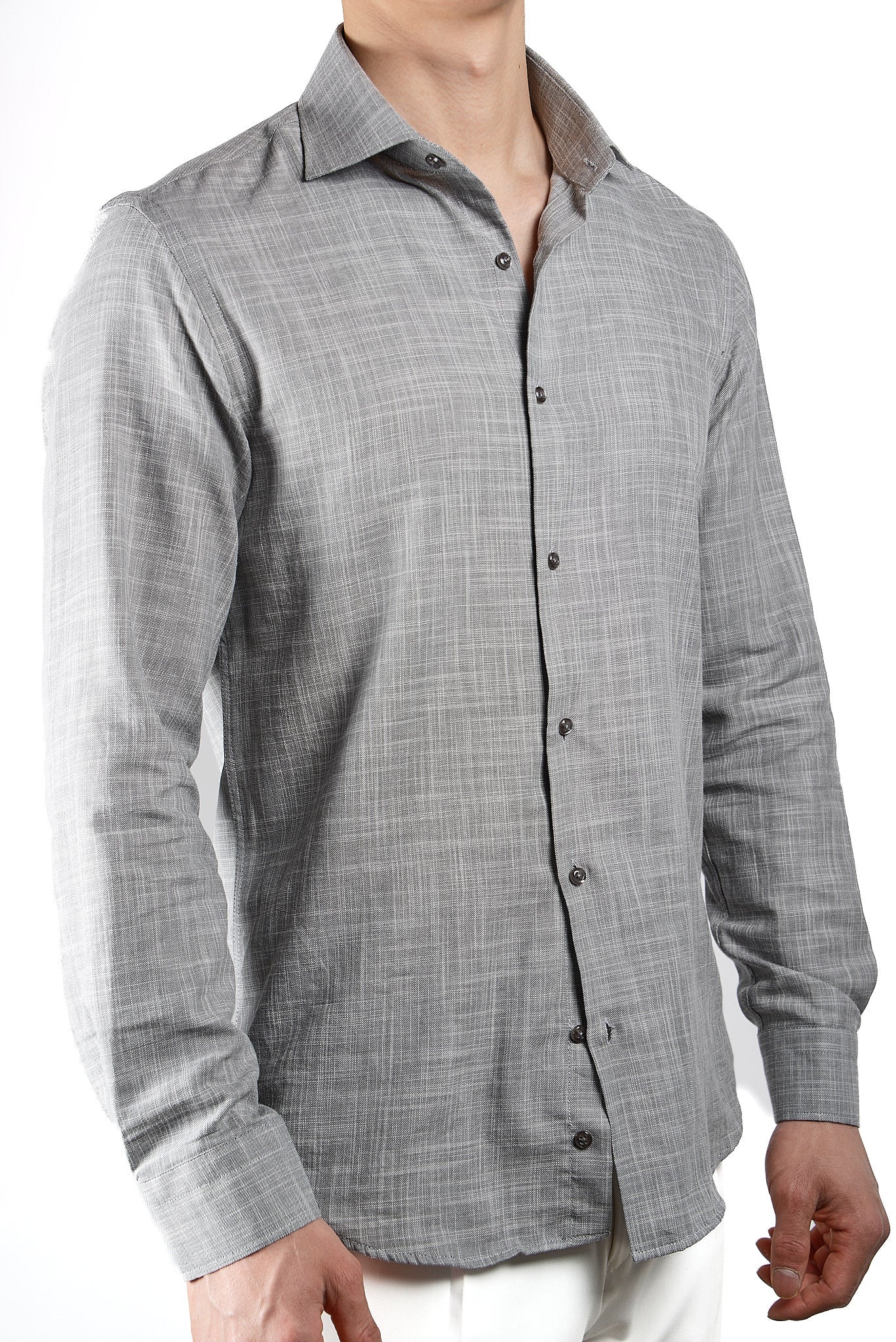 Crosshatch Soft Yarn LS Shirt