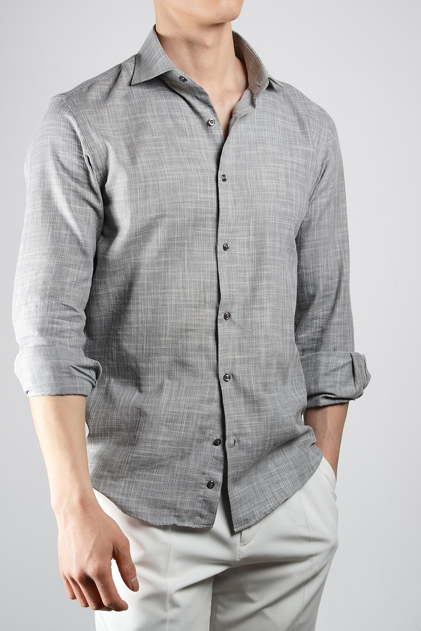 Crosshatch Soft Yarn LS Shirt