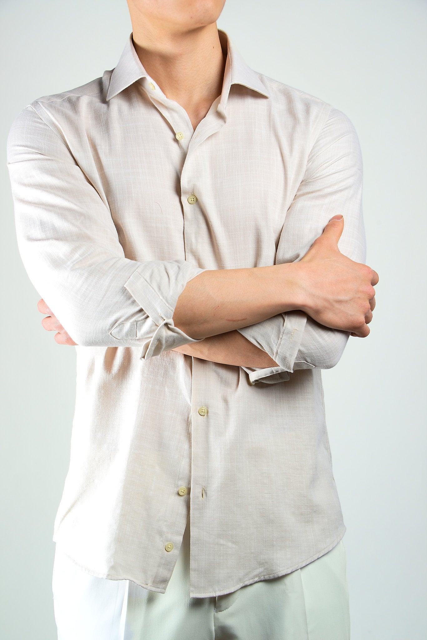 Crosshatch Soft Yarn LS Shirt