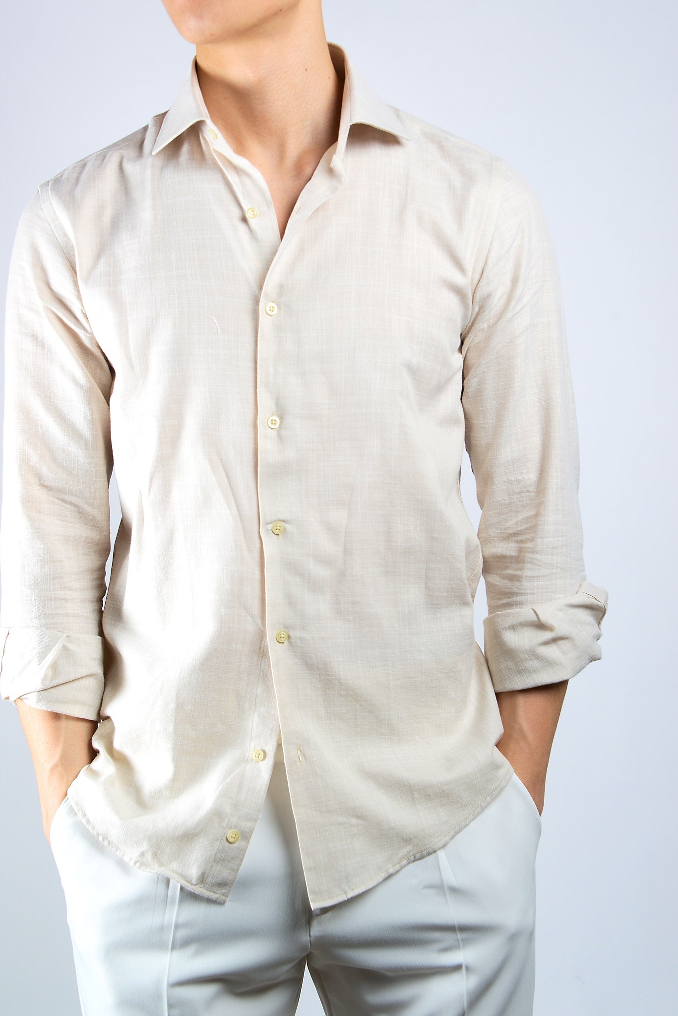 Crosshatch Soft Yarn LS Shirt