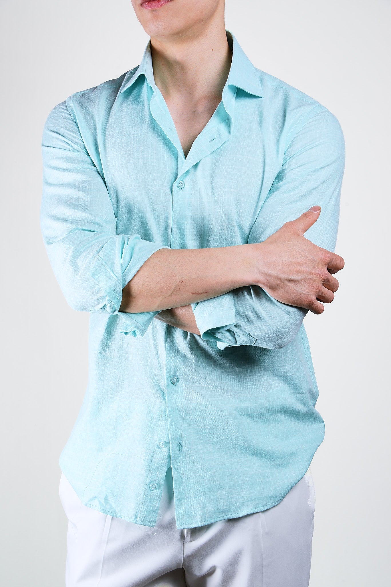 Crosshatch Soft Yarn LS Shirt