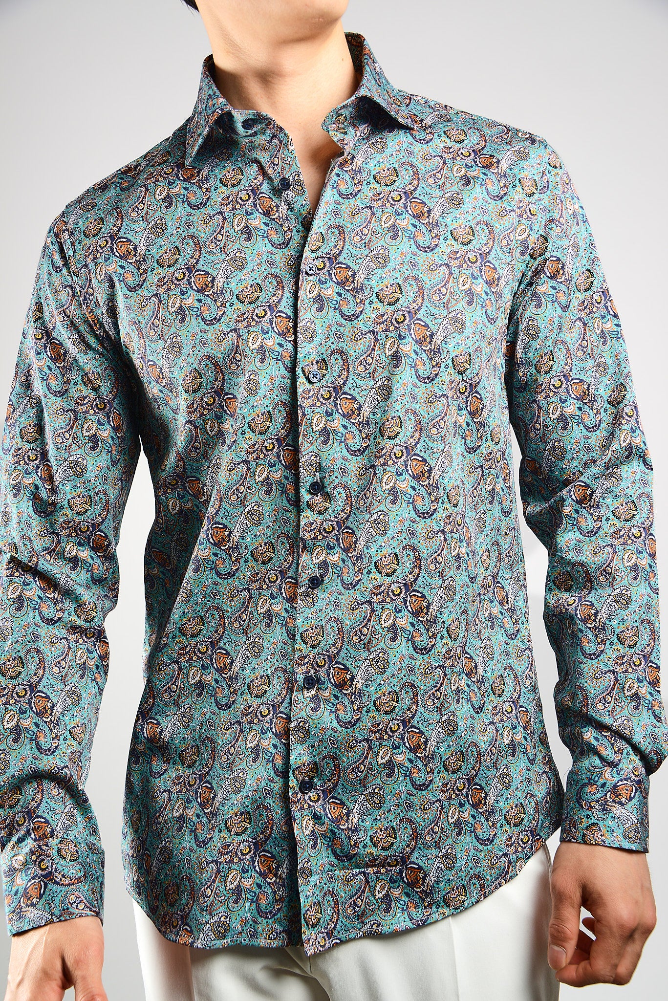 EURO SATEEN LS SPORT SHIRT