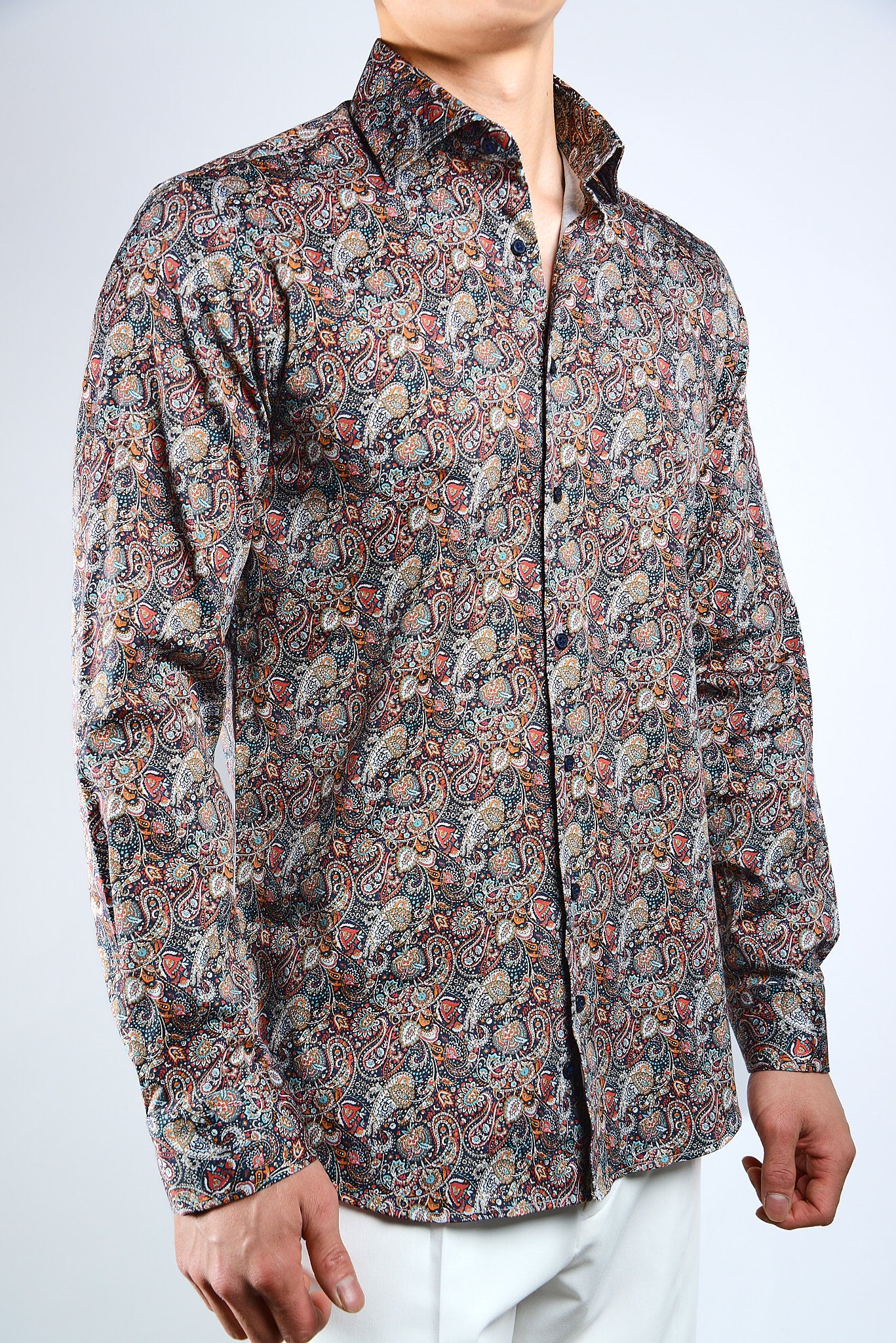 EURO SATEEN LS SPORT SHIRT