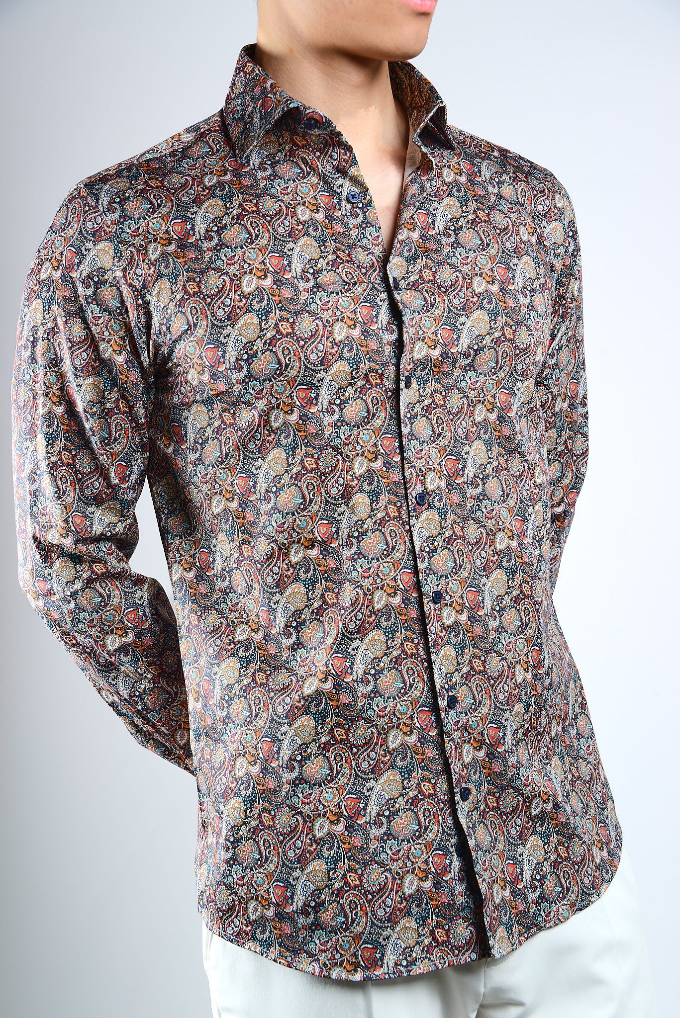 EURO SATEEN LS SPORT SHIRT