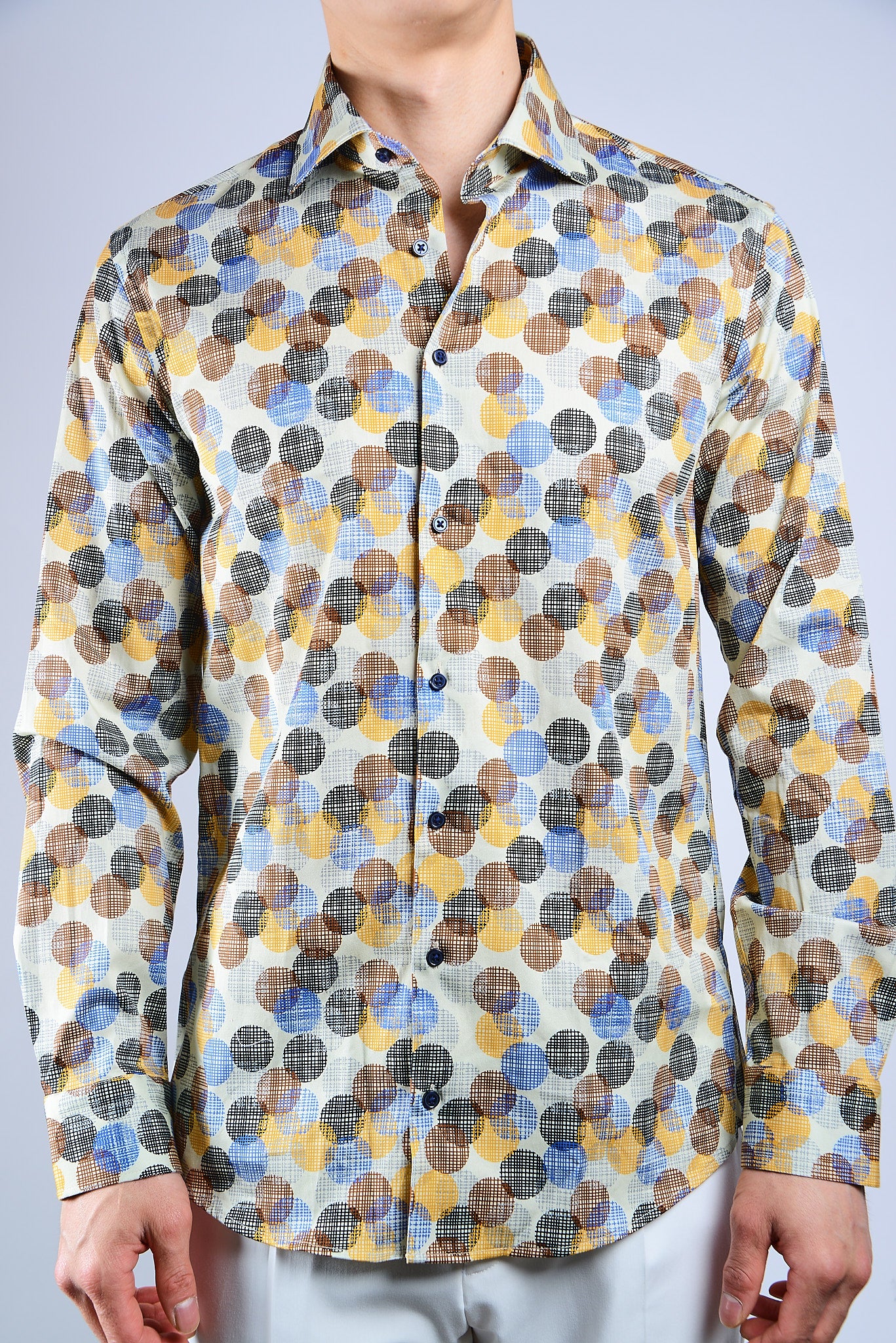 EURO SATEEN LS SPORT SHIRT