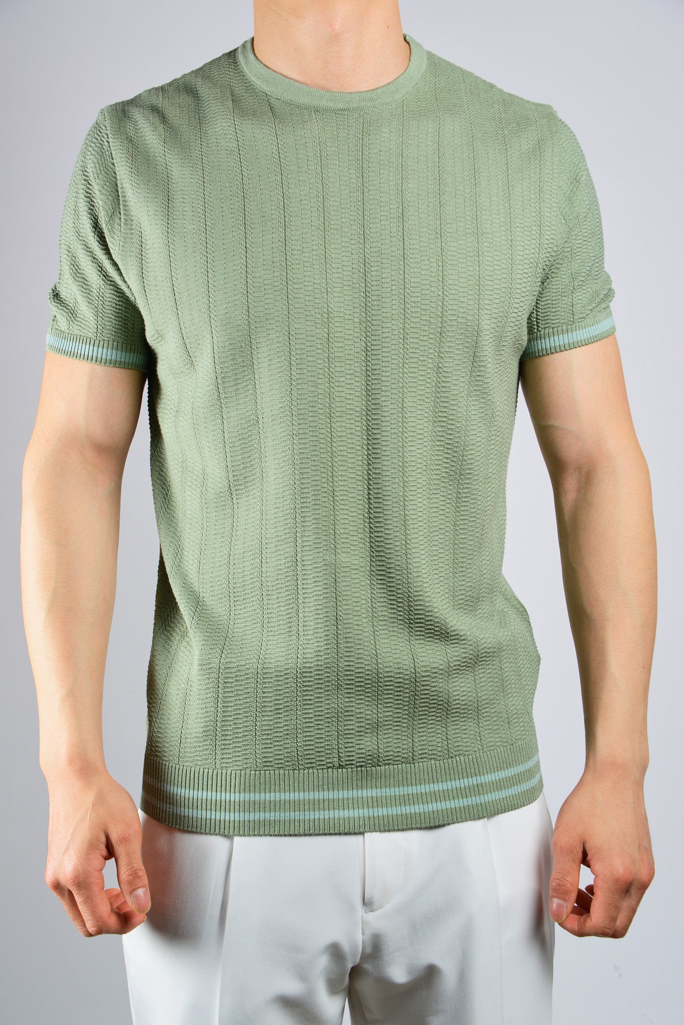 S/S Textured Crew Shirt