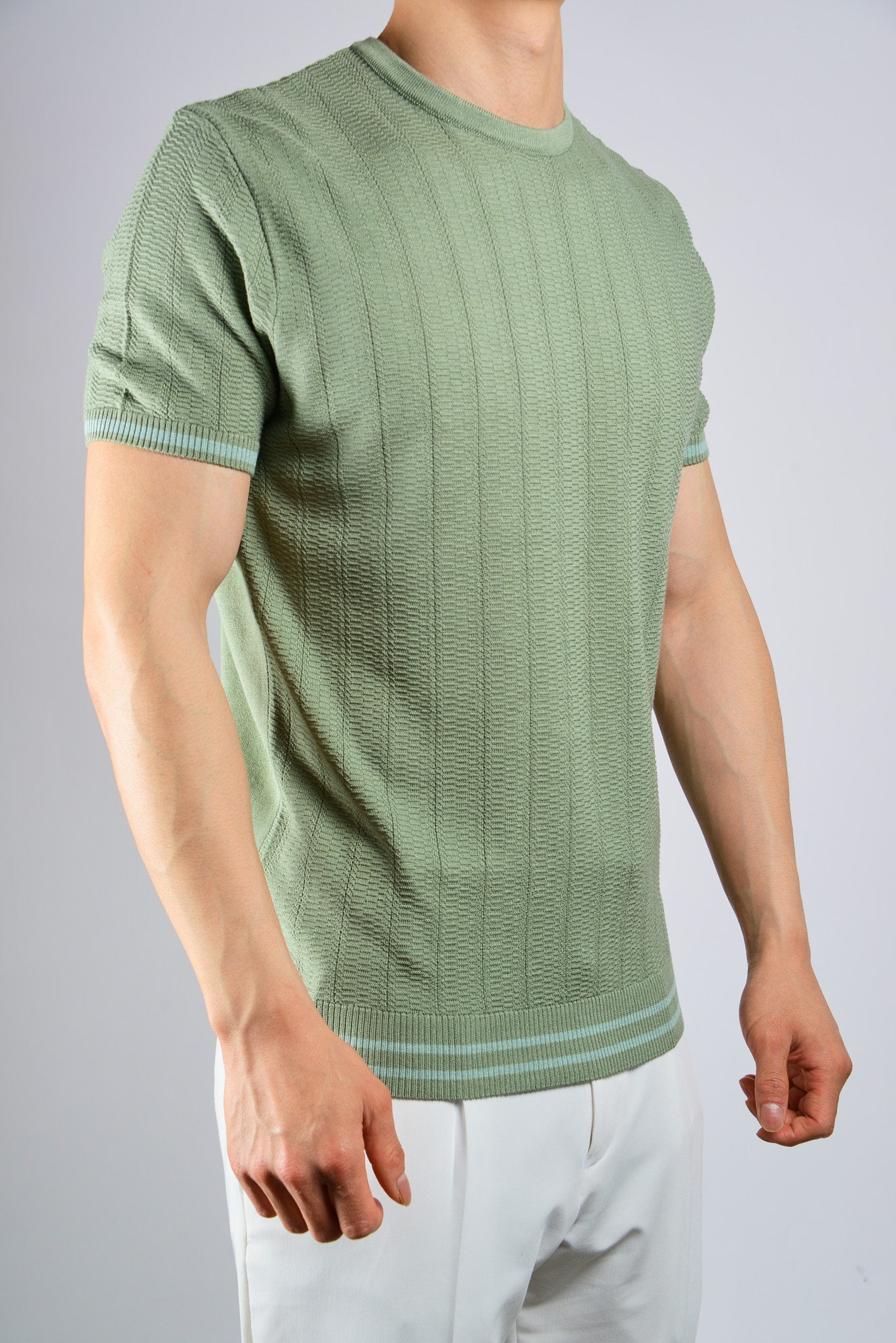 S/S Textured Crew Shirt