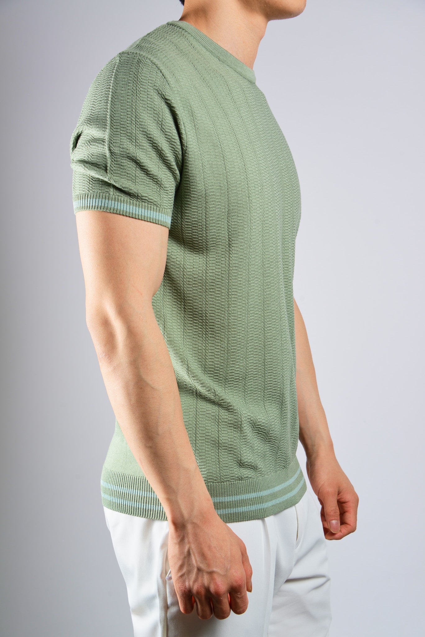 S/S Textured Crew Shirt