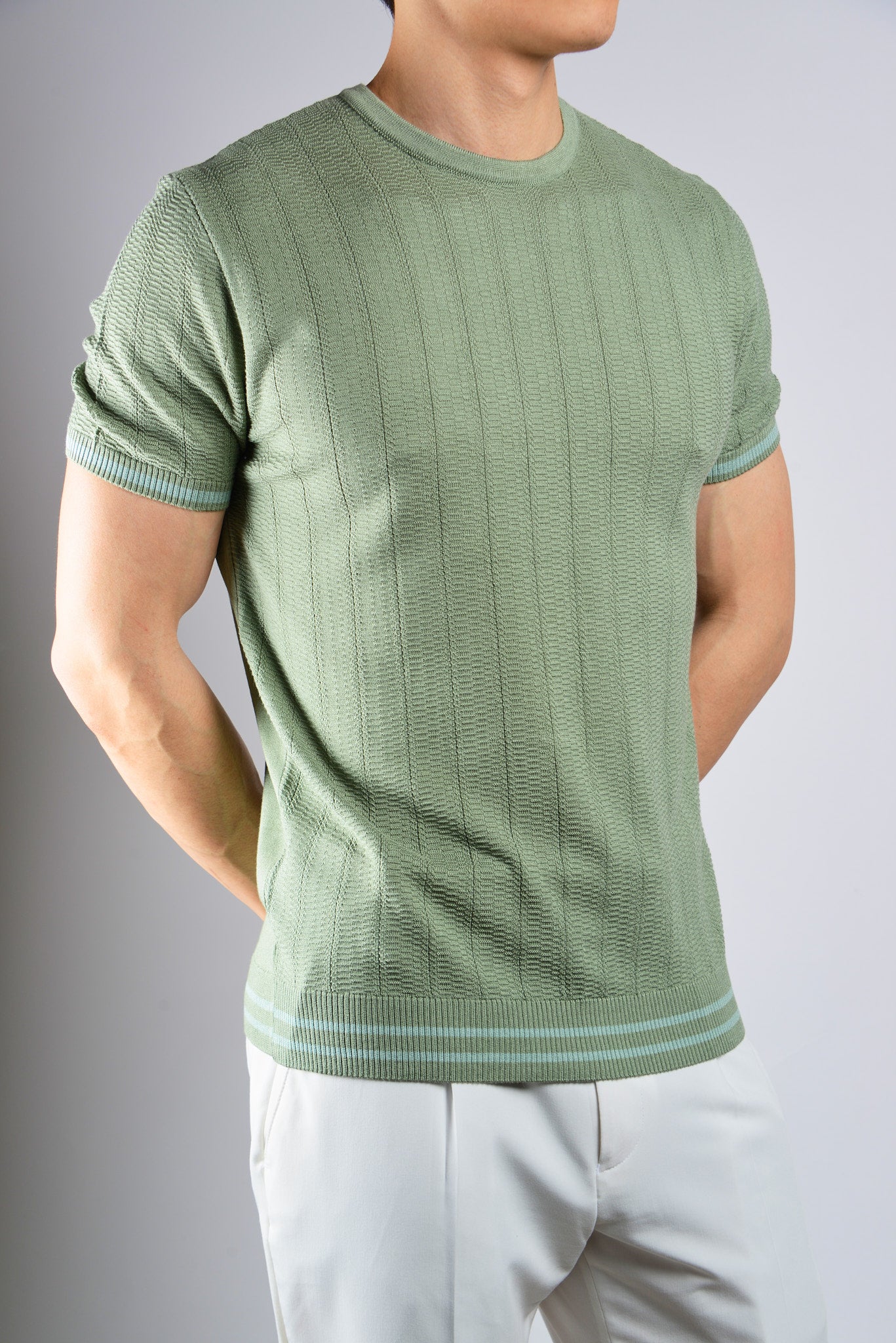 S/S Textured Crew Shirt