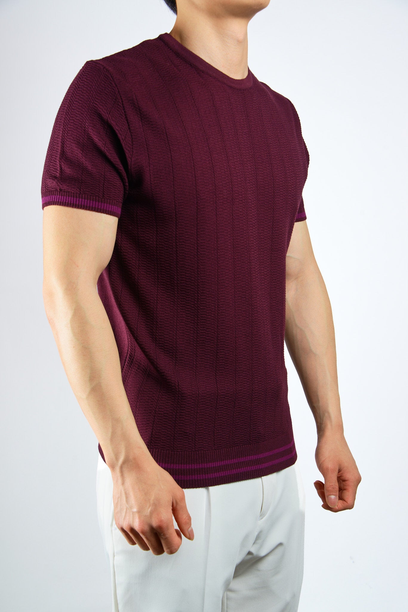 S/S Textured Crew Shirt