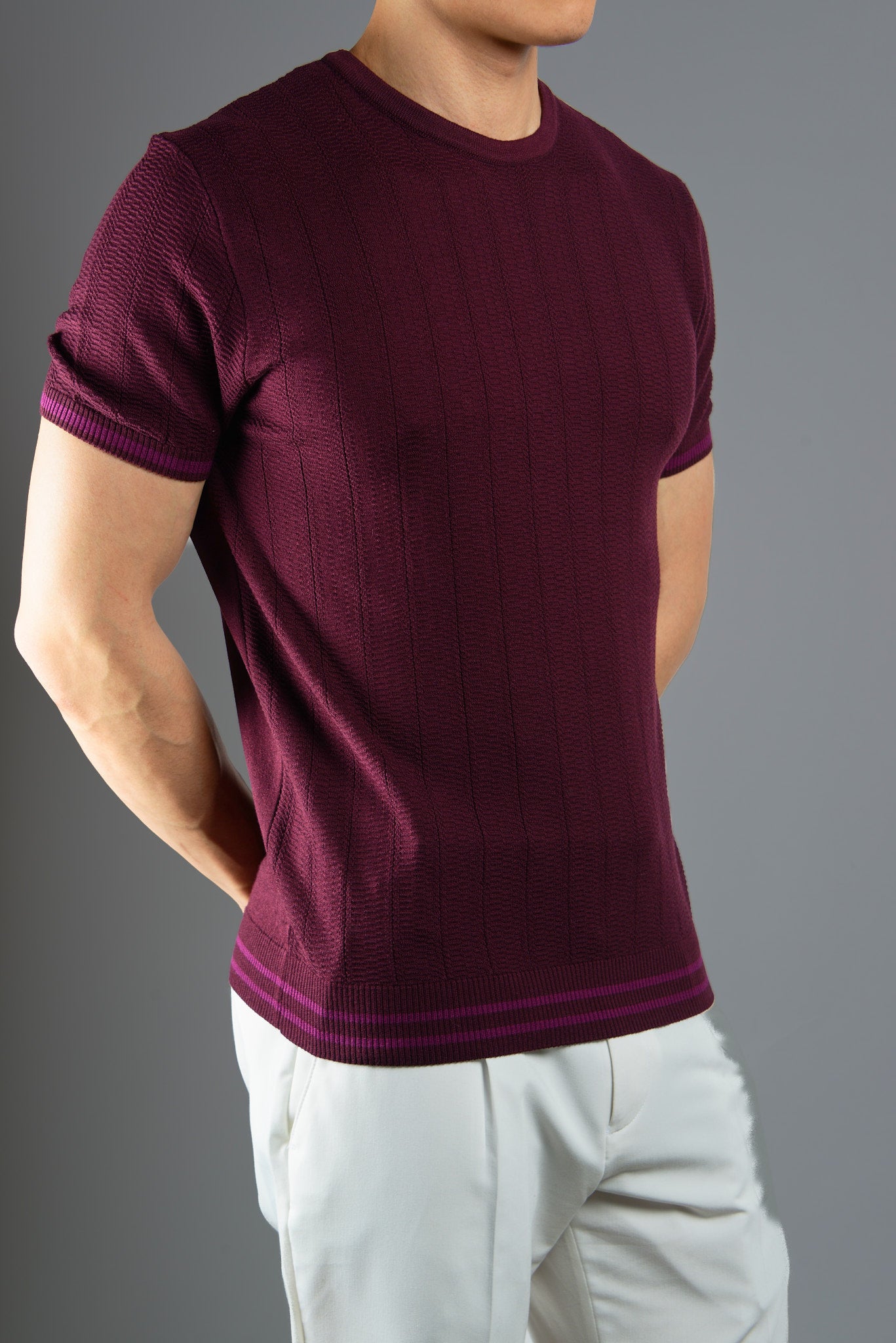 S/S Textured Crew Shirt