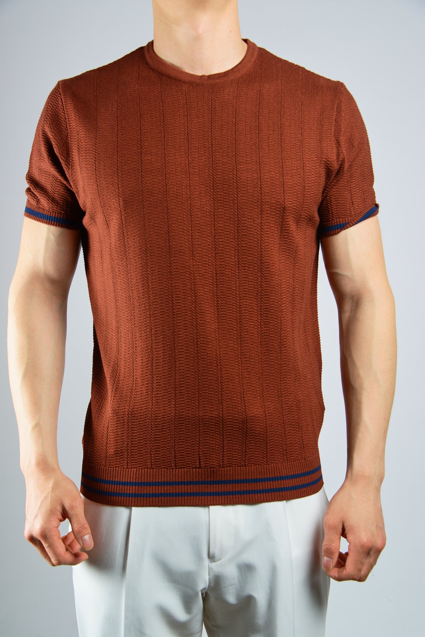 S/S Textured Crew Shirt