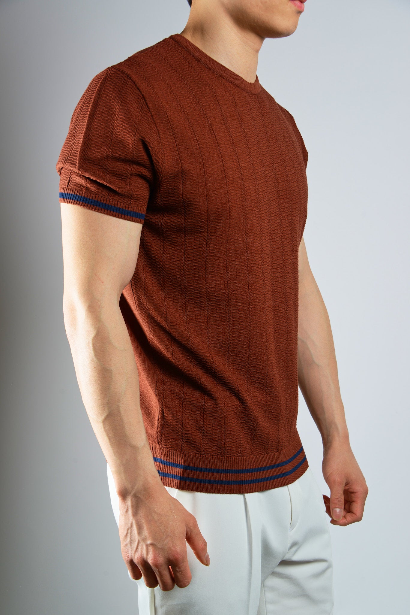 S/S Textured Crew Shirt