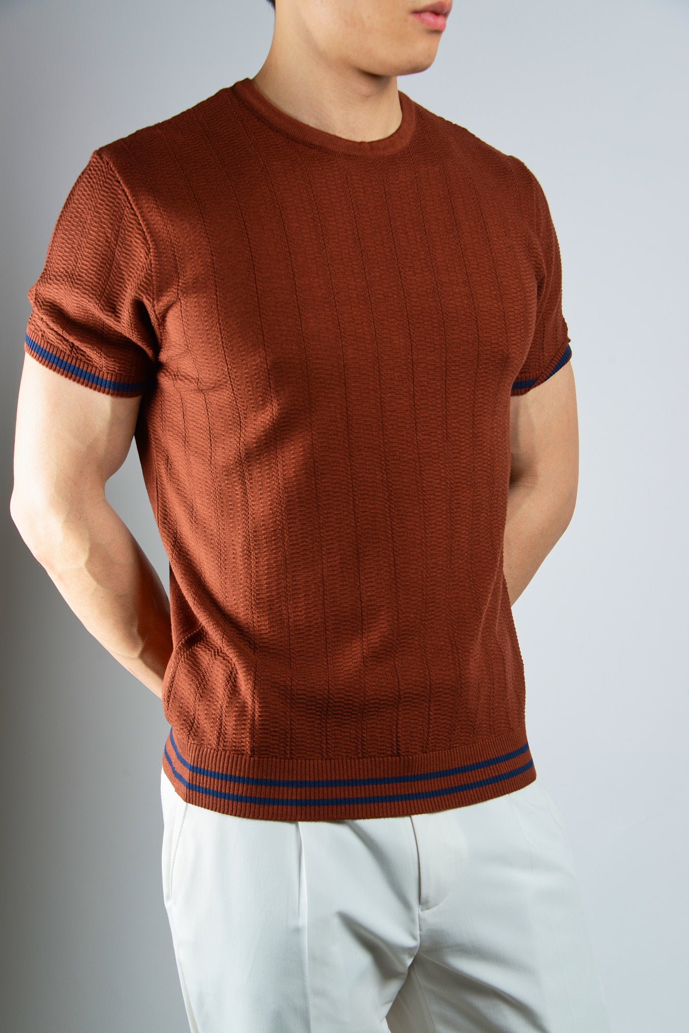 S/S Textured Crew Shirt