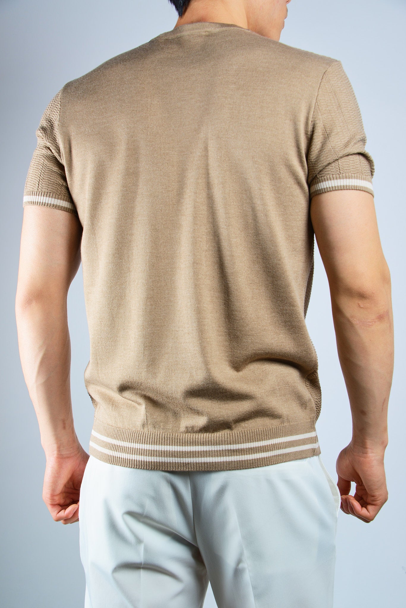 S/S Textured Crew Shirt