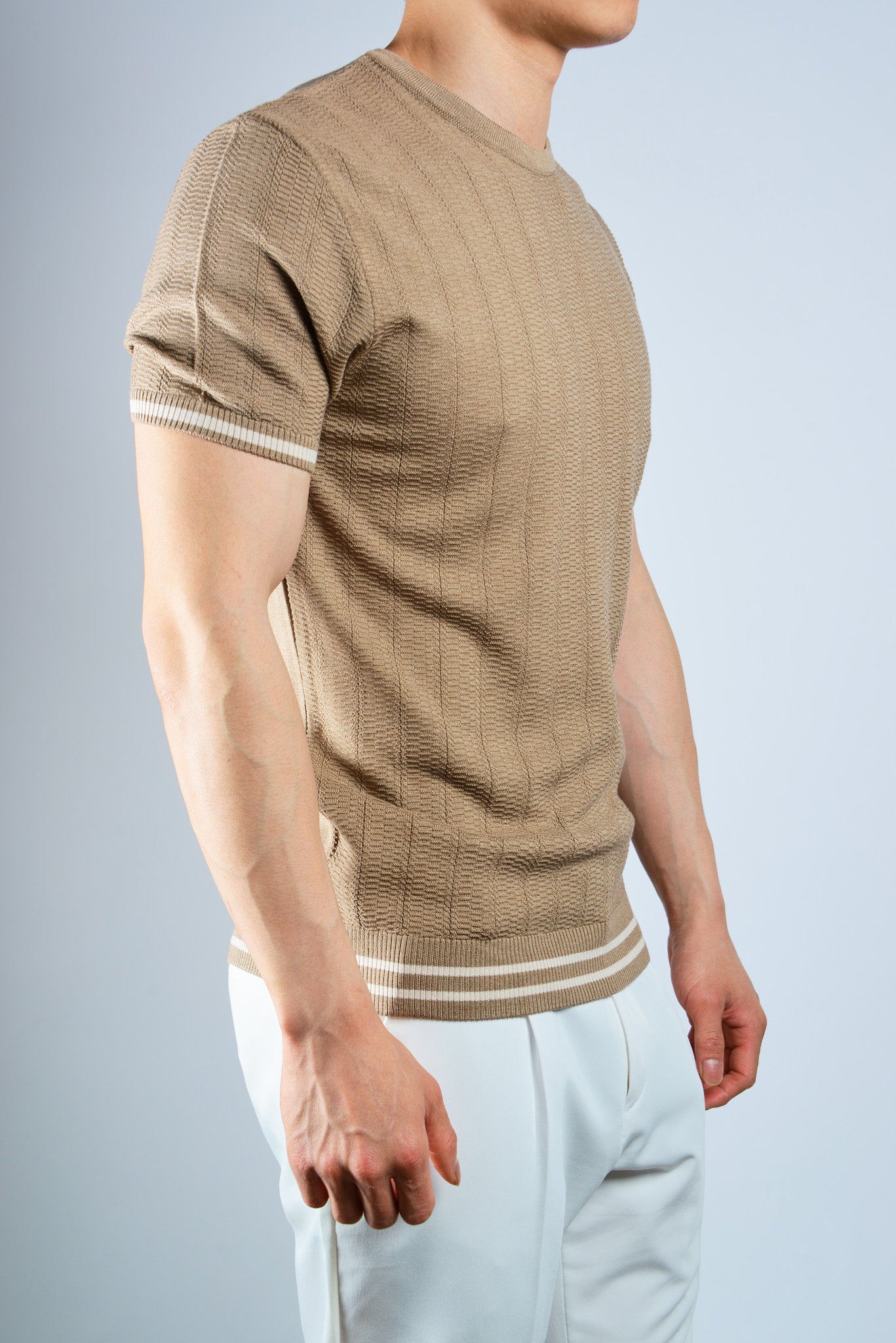 S/S Textured Crew Shirt