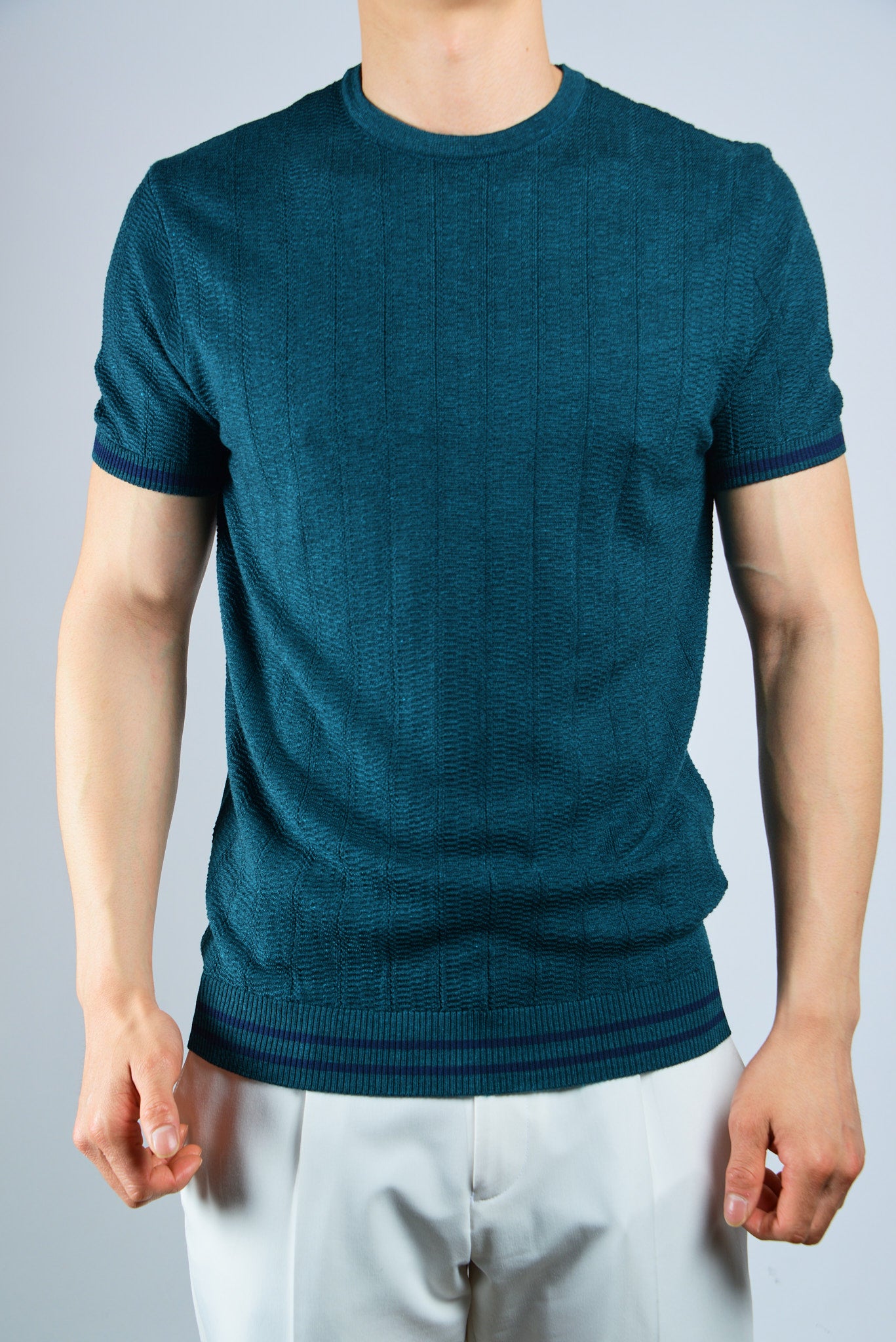 S/S Textured Crew Shirt