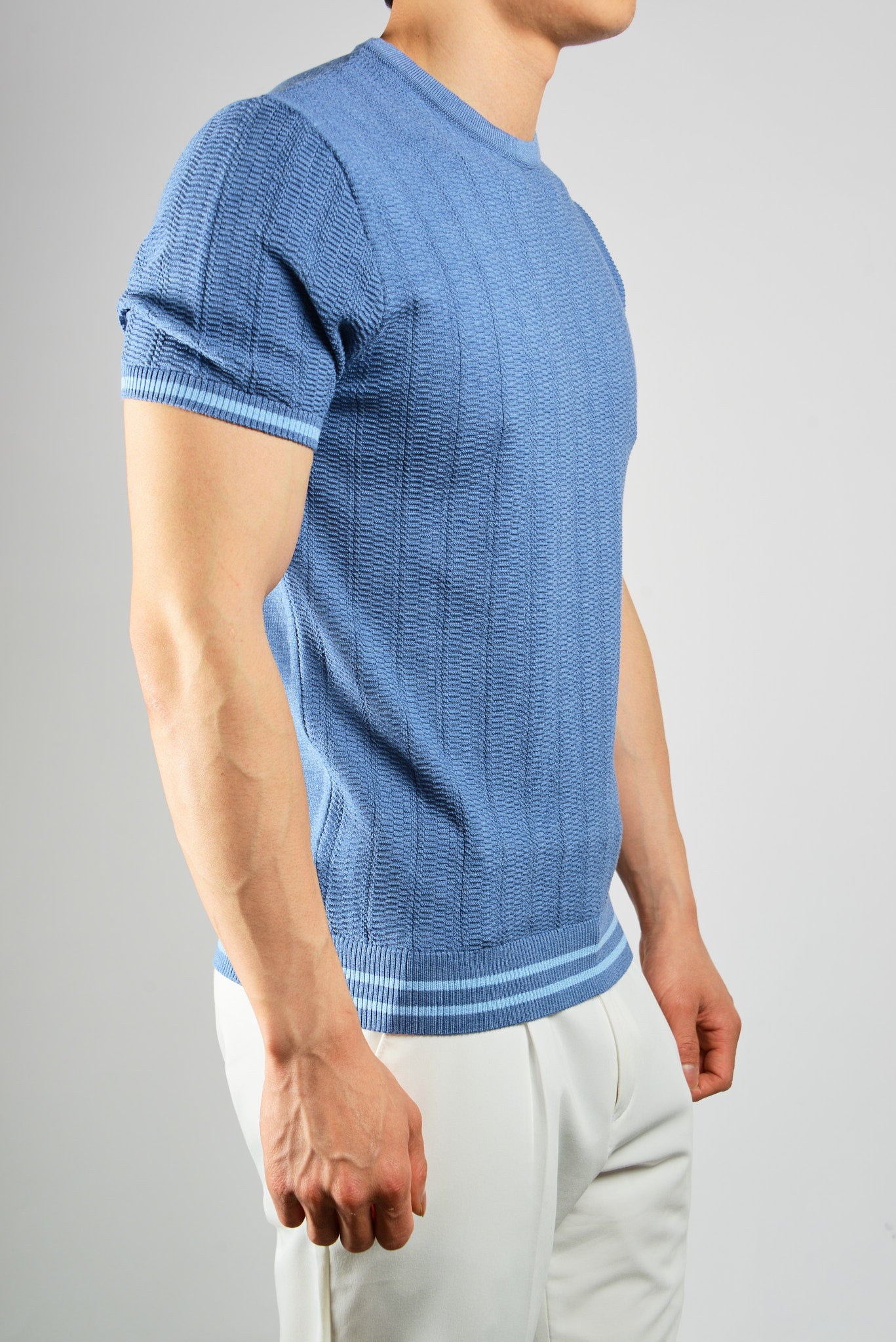 S/S Textured Crew Shirt