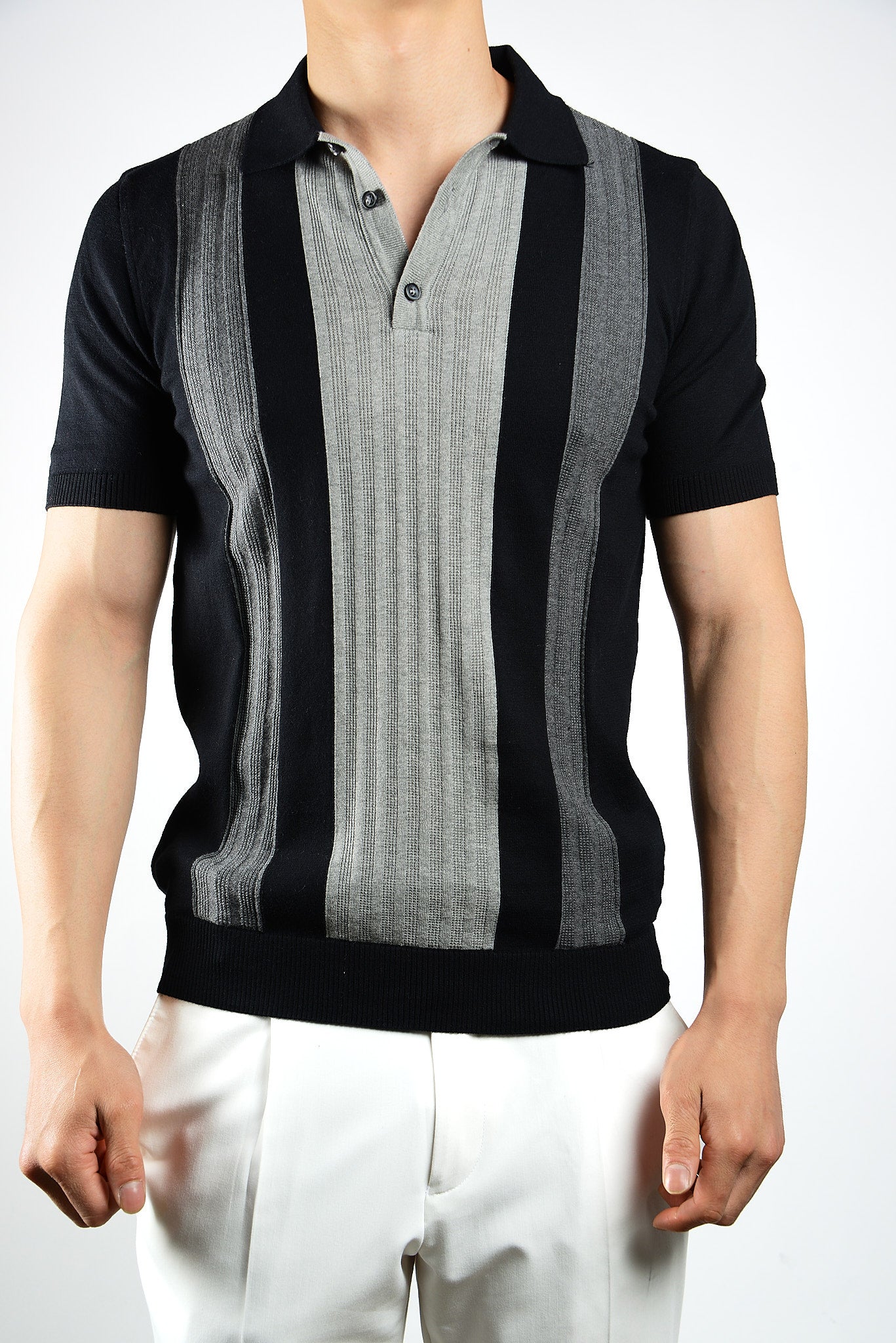 COLORBLOCK KNIT POLO