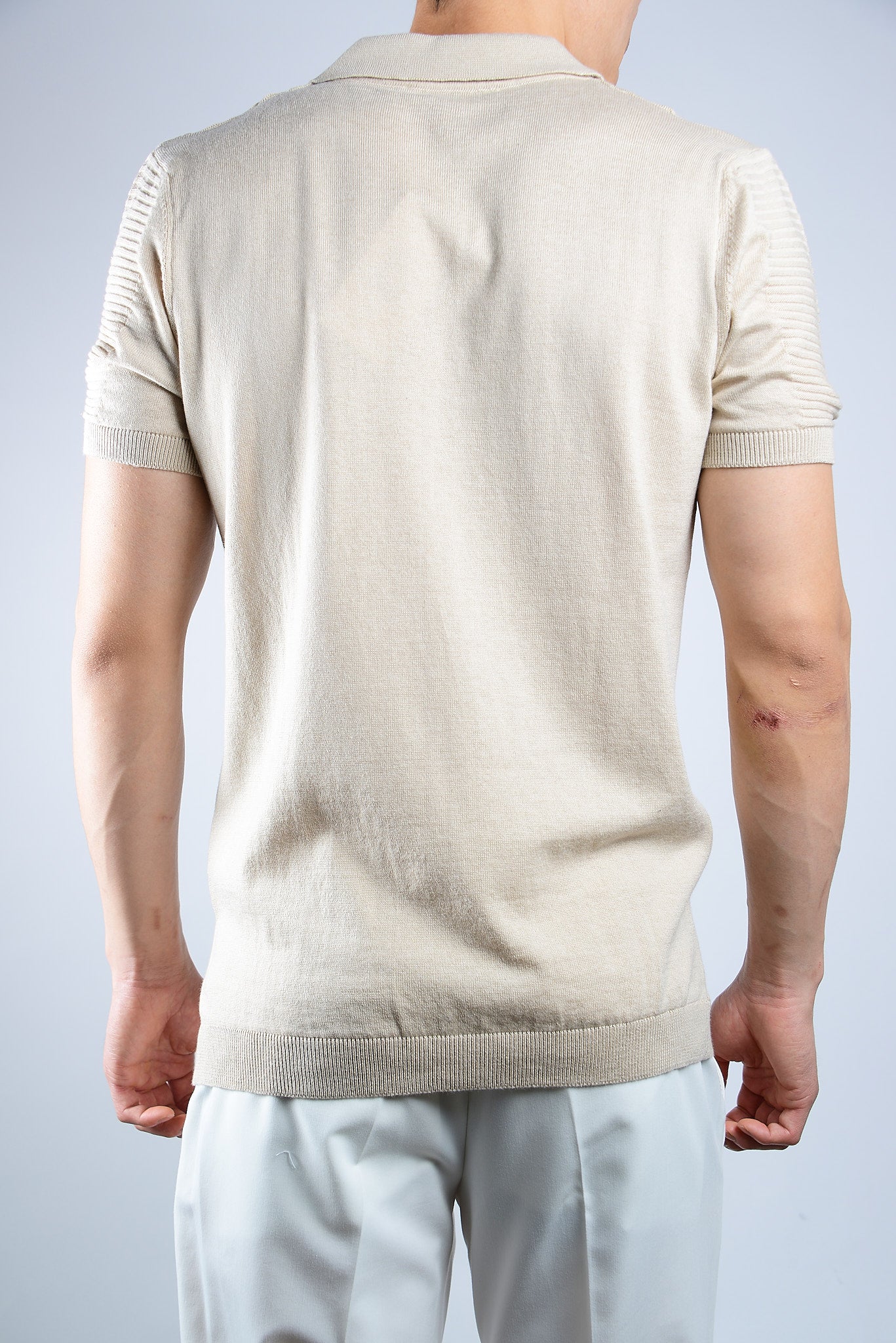 S/S Textured Modern Polo