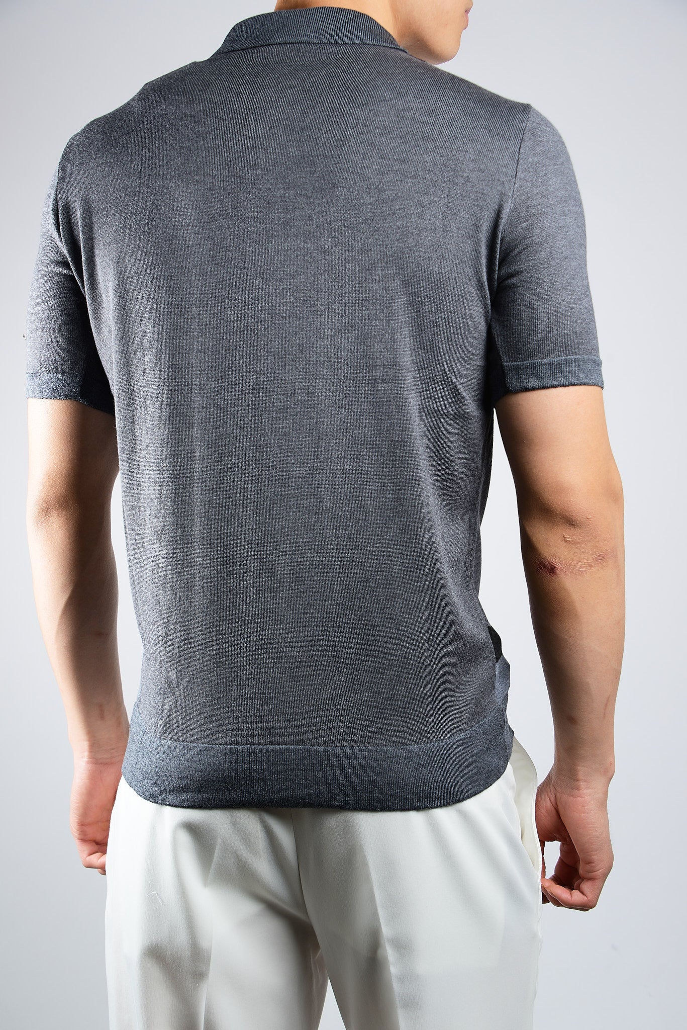 MULTI COLOR COLORBLOCK KNIT POLO