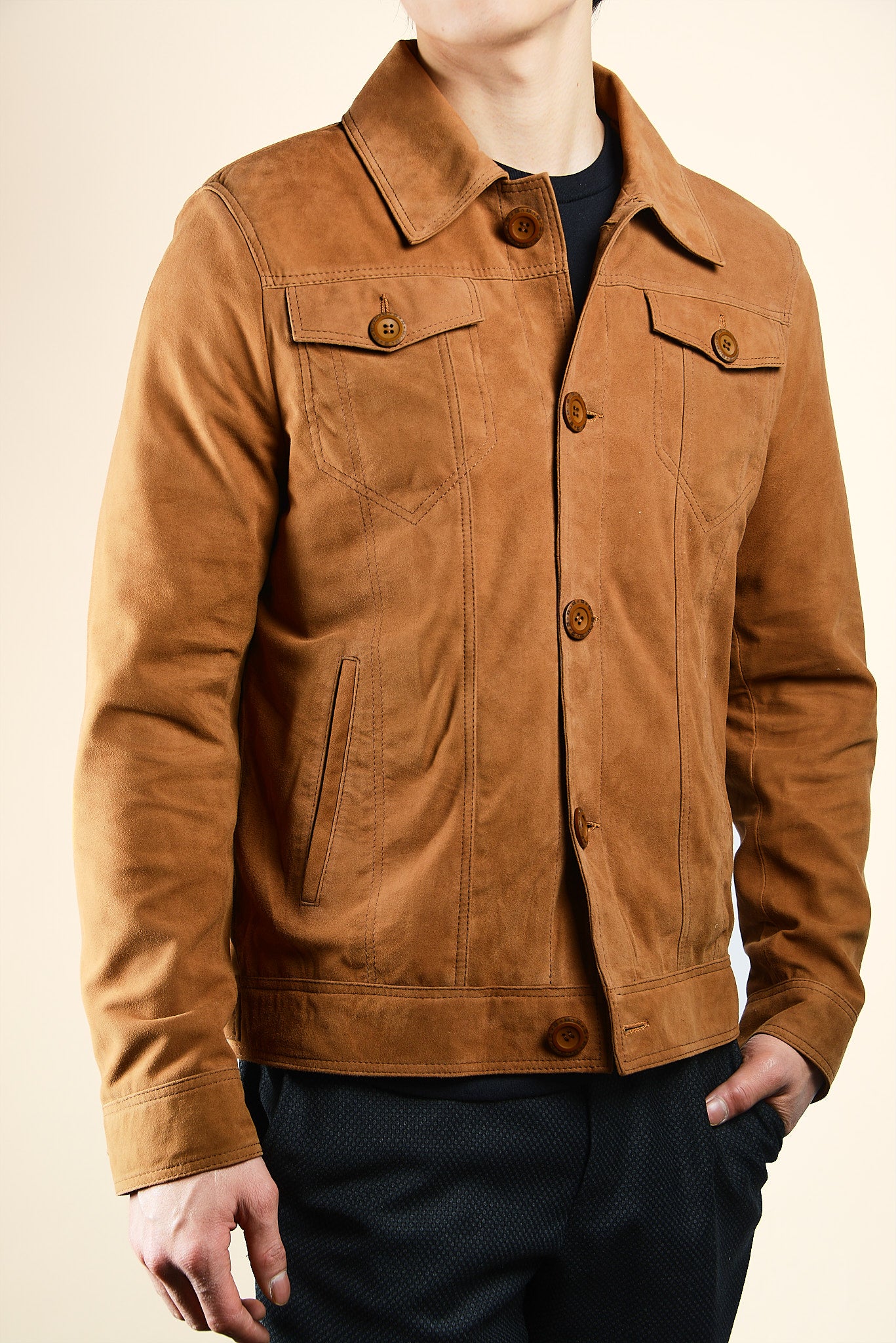 Holloway Trucker Suede Jacket