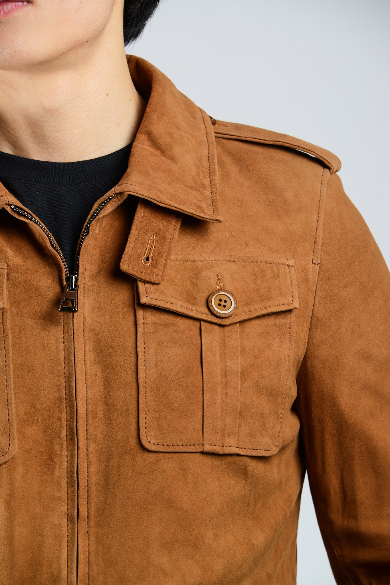 Holloway Patch Pocket Suede Jacket