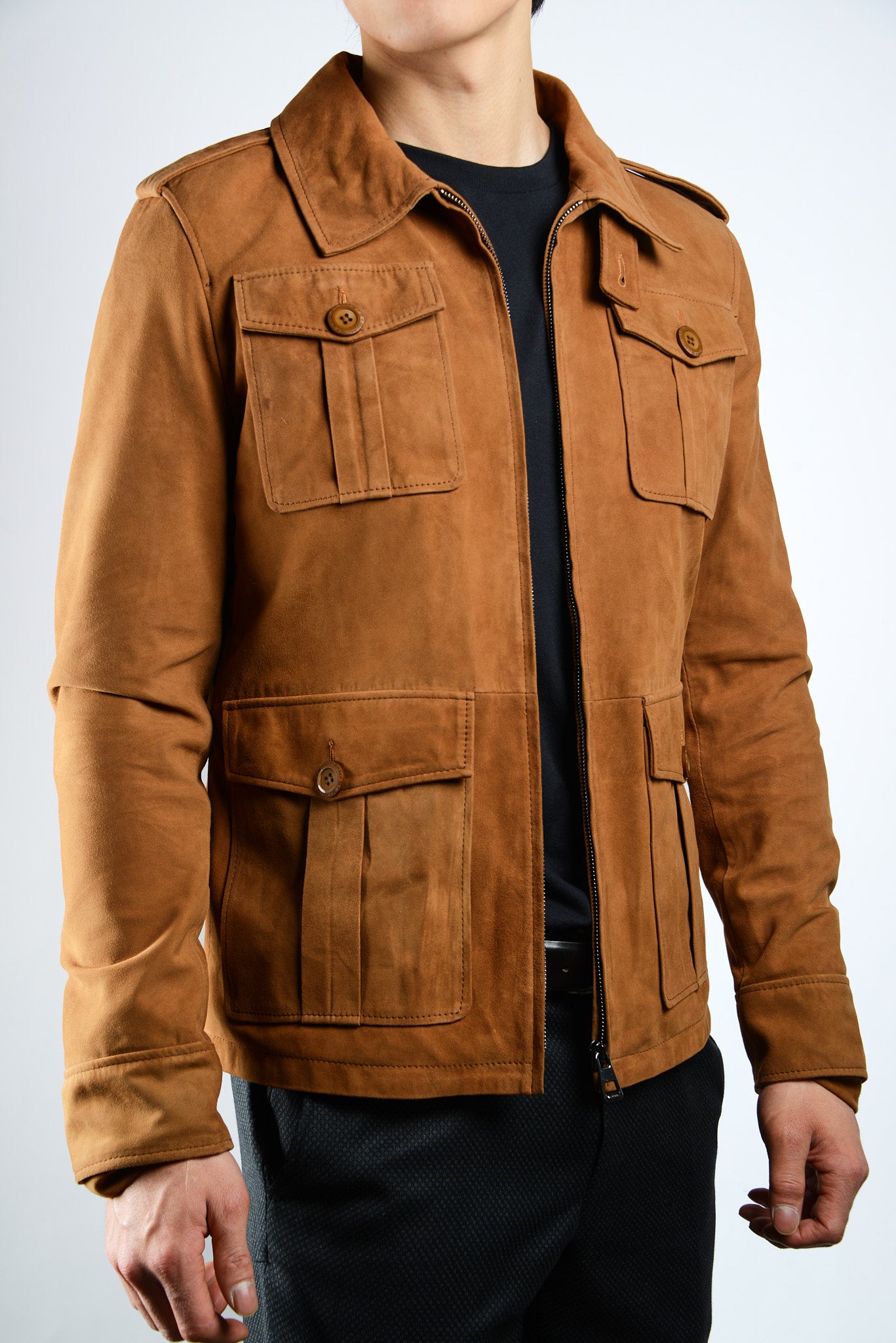 Holloway Patch Pocket Suede Jacket