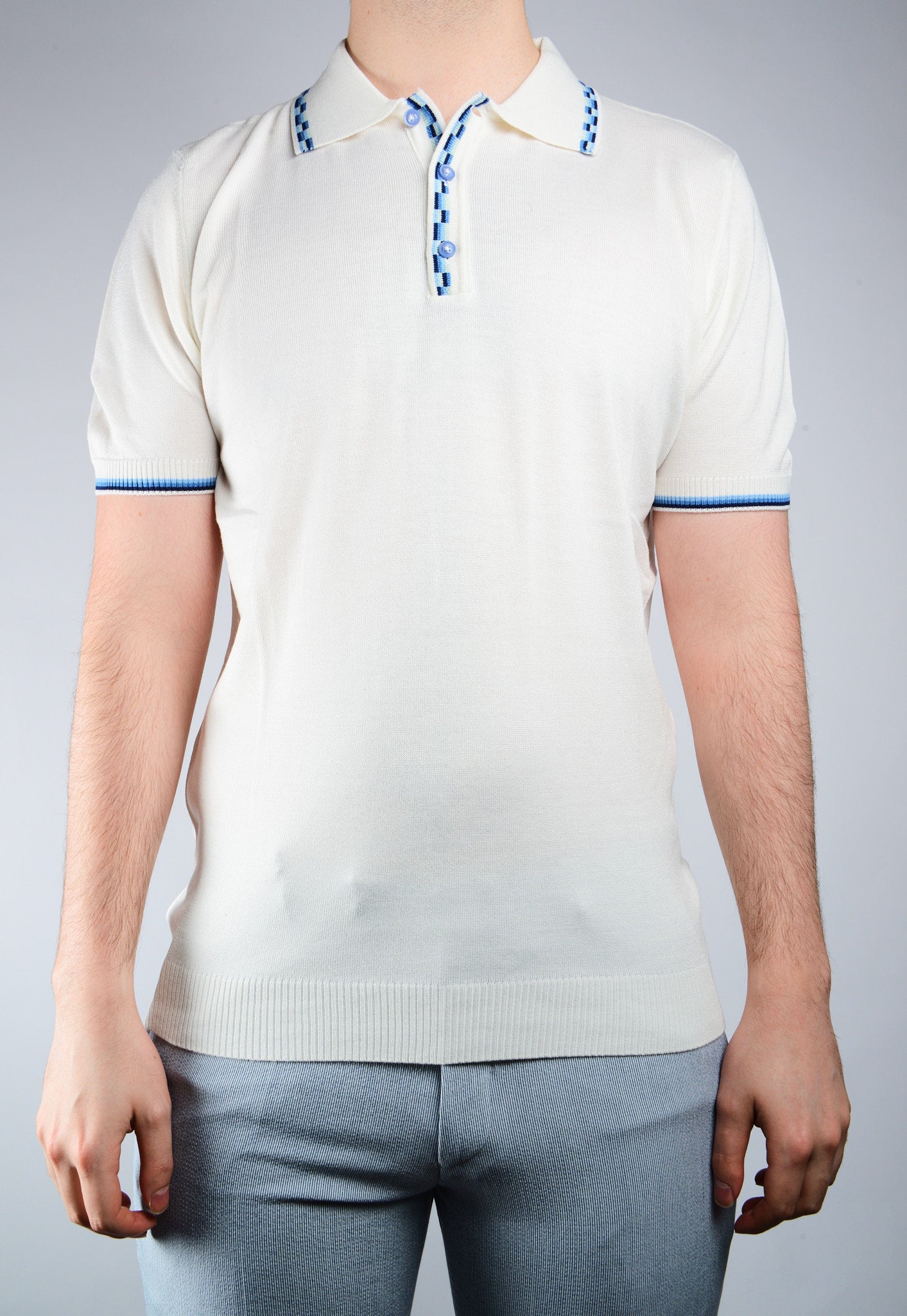 Tri Color Tipped Polo