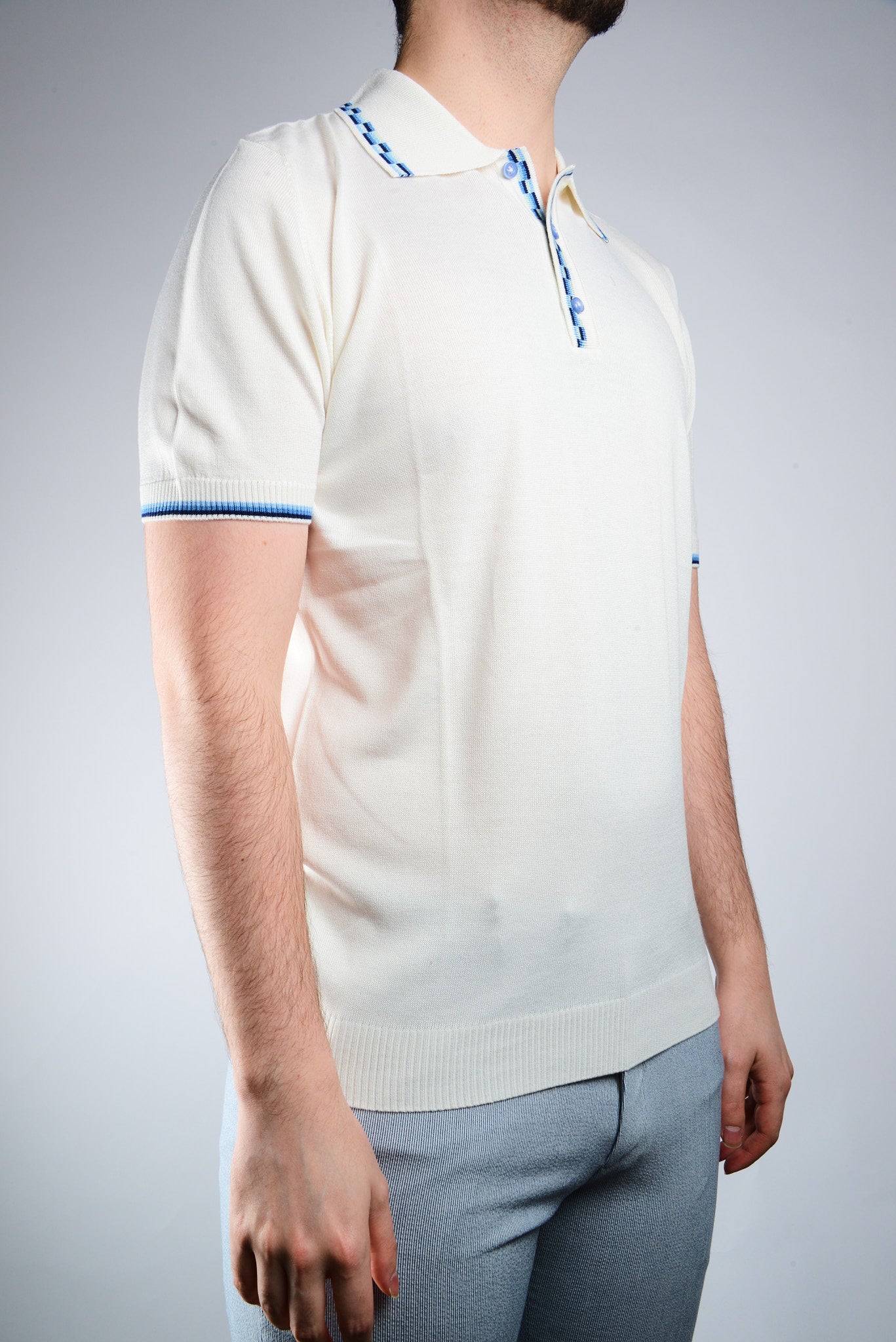 Tri Color Tipped Polo