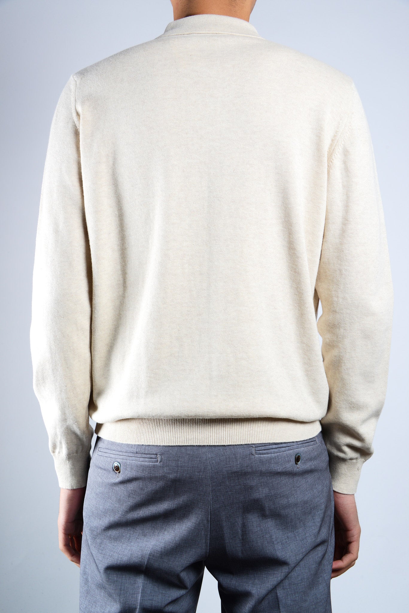 DT 1/4 Zip Multi Colorblock Polo Ls