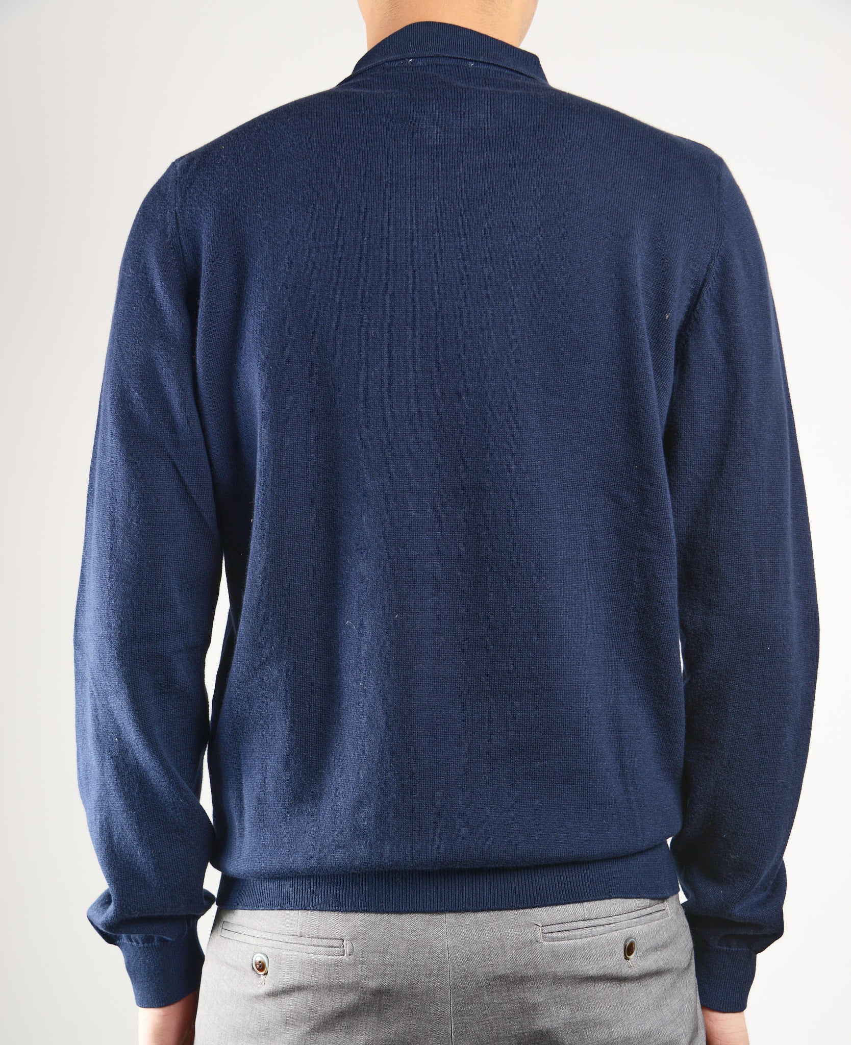 DT 1/4 Zip Multi Colorblock Polo Ls