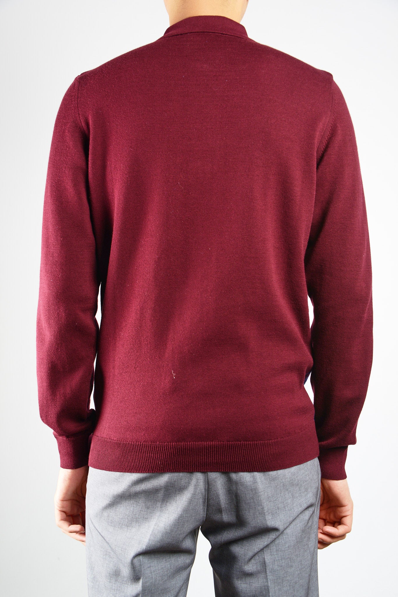 DT 1/4 Zip Pulse Polo Ls
