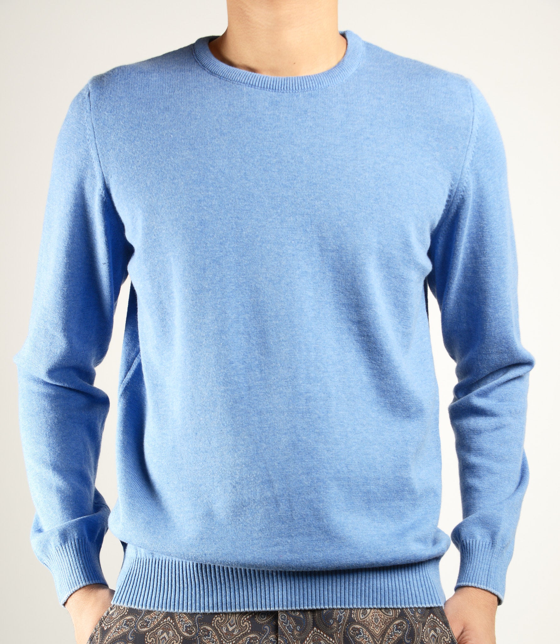 DT Mini Rib Crewneck Ls Sweater