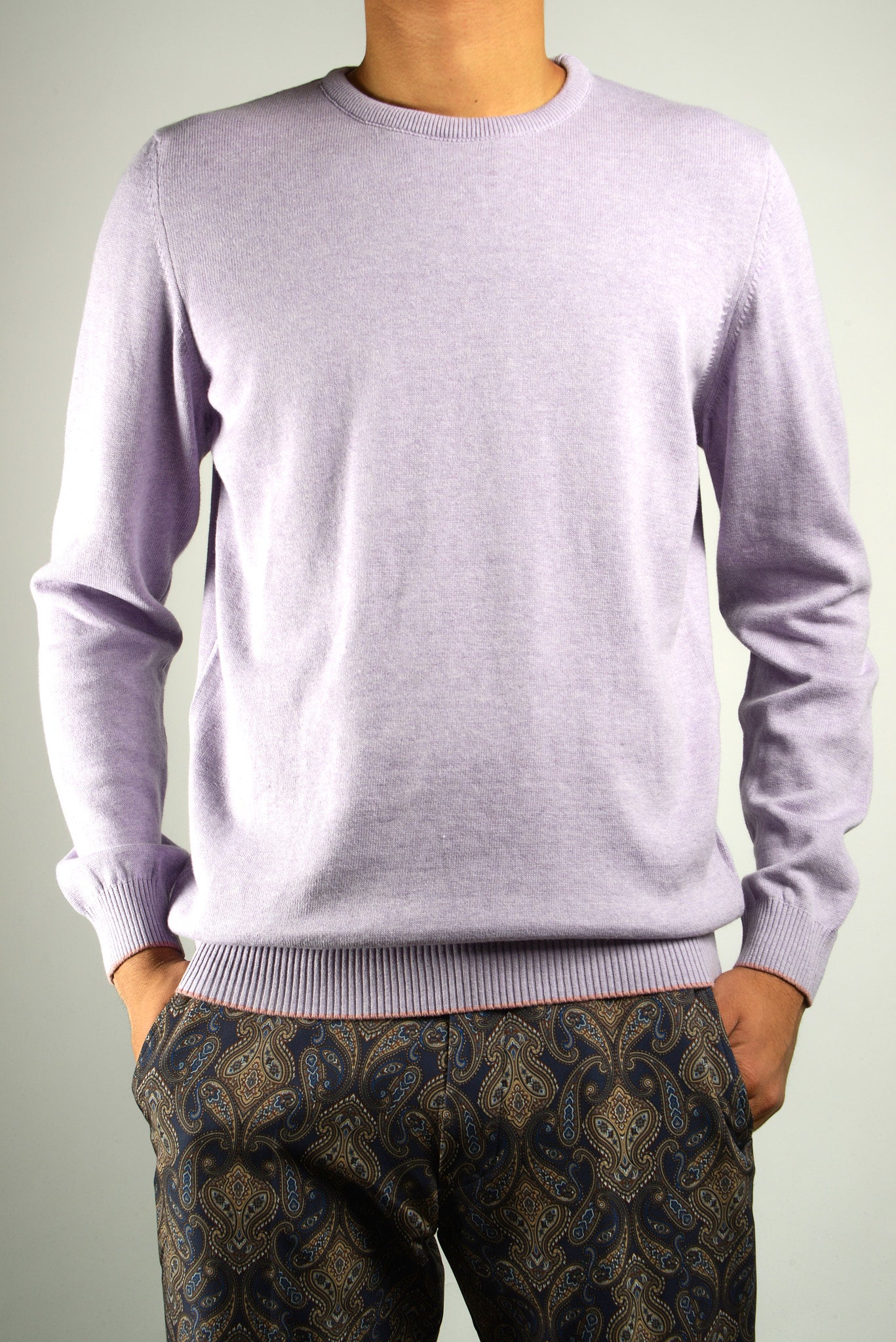 DT Mini Rib Crewneck Ls Sweater