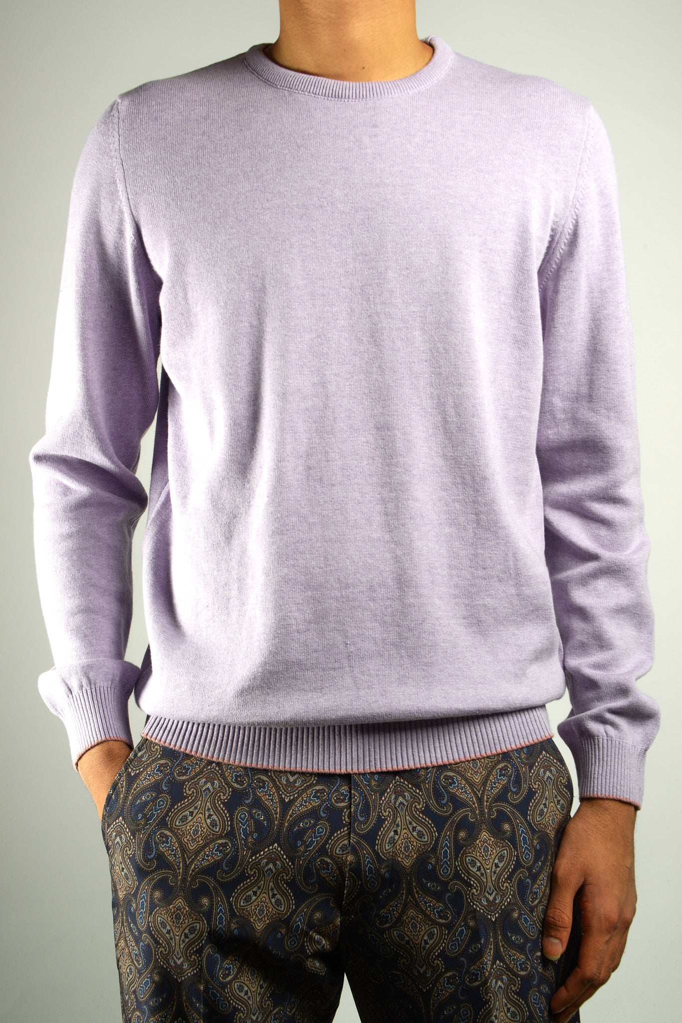 DT Mini Rib Crewneck Ls Sweater
