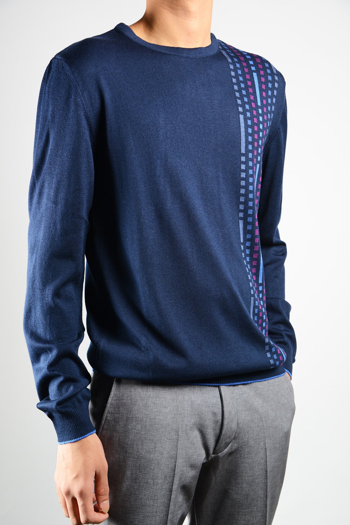 DT Lux Offset Tread Crewneck Ls