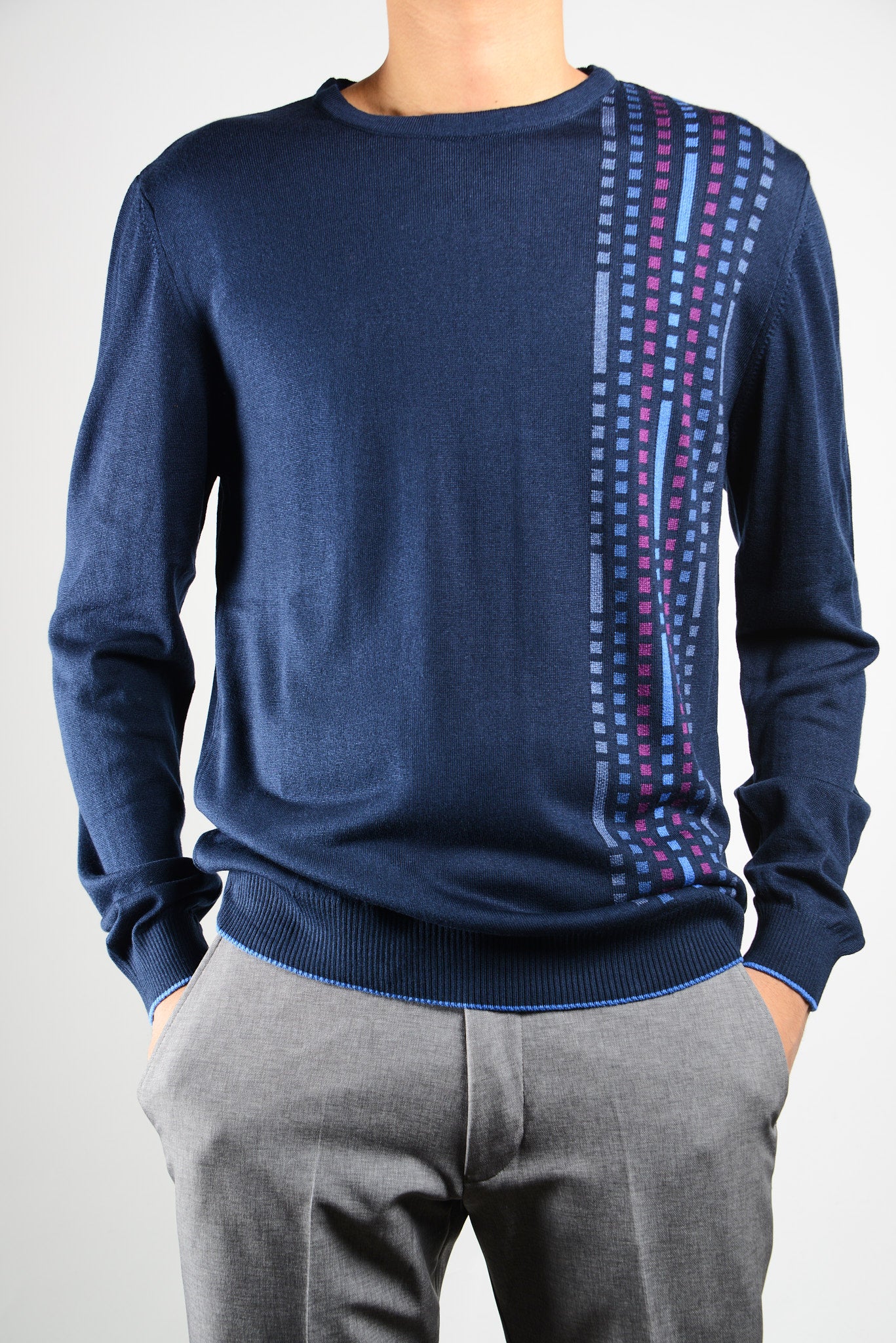 DT Lux Offset Tread Crewneck Ls