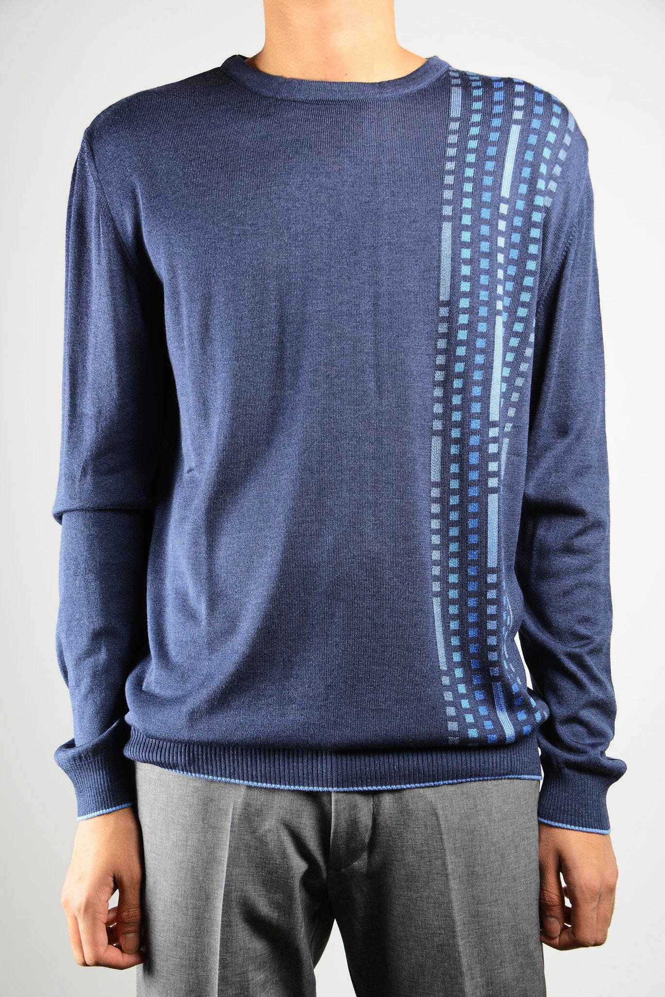 DT Lux Offset Tread Crewneck Ls