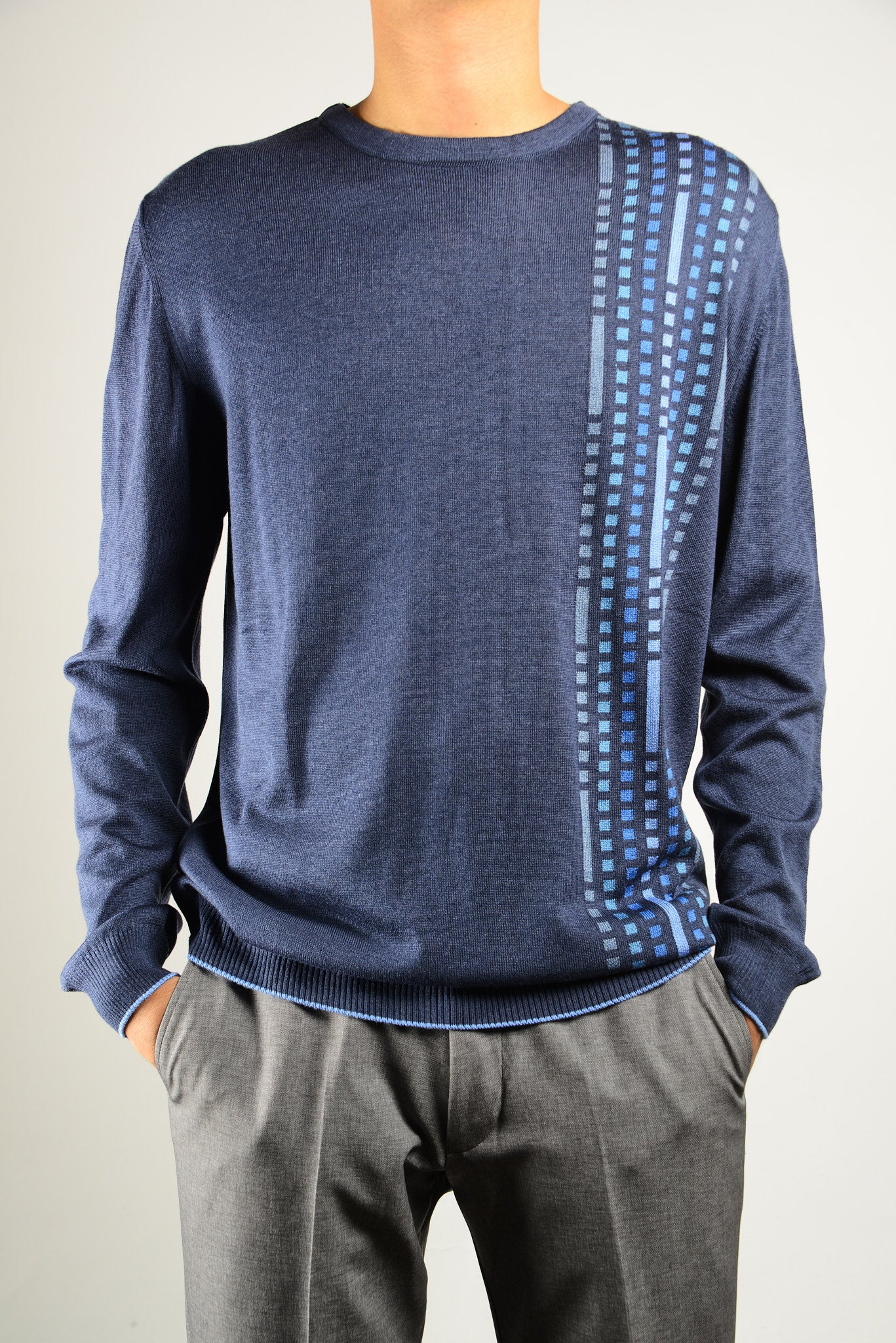 DT Lux Offset Tread Crewneck Ls
