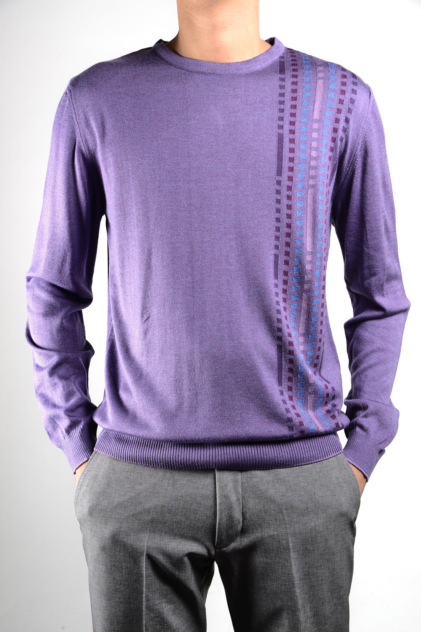 DT Lux Offset Tread Crewneck Ls