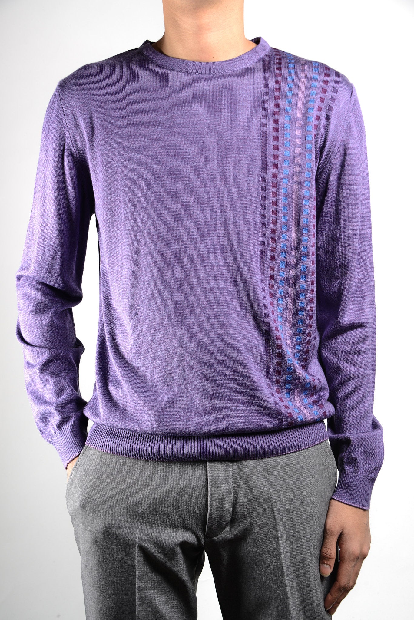 DT Lux Offset Tread Crewneck Ls