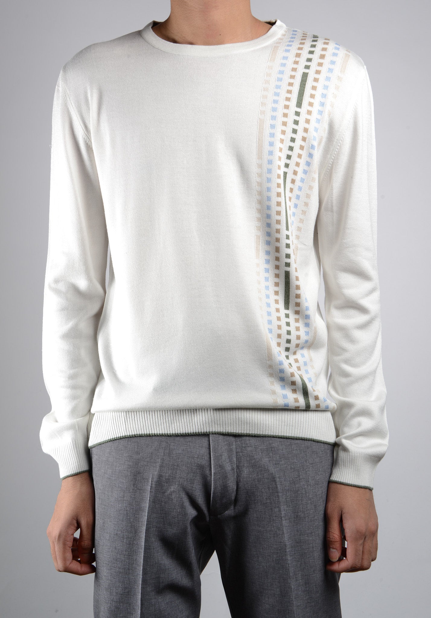 DT Lux Offset Tread Crewneck Ls