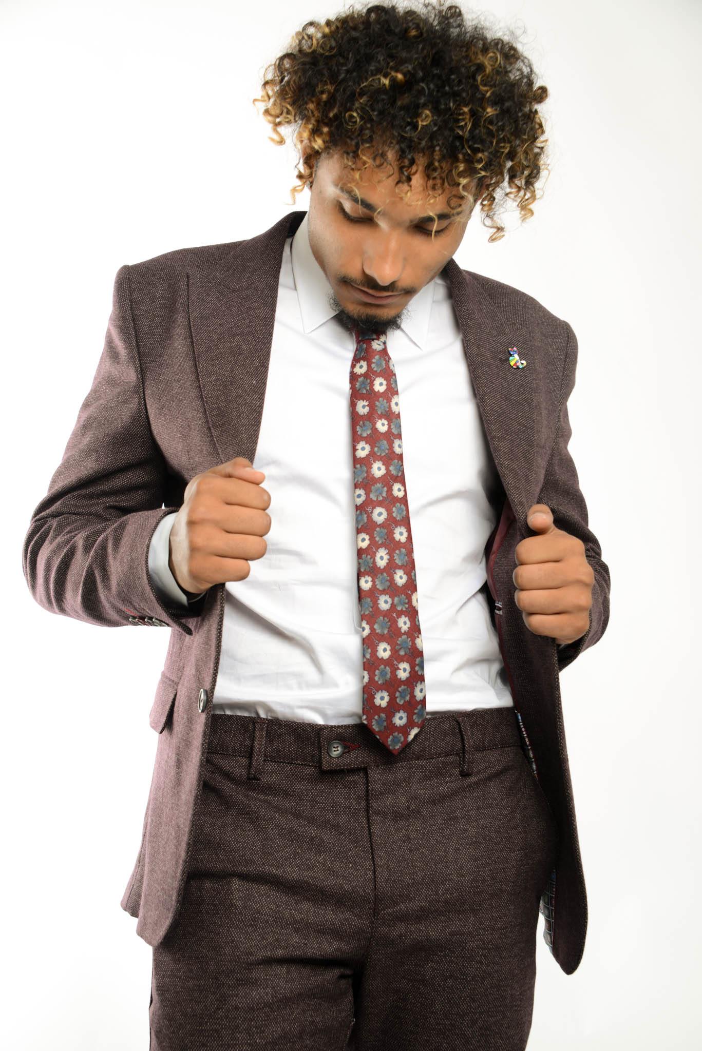 Euro Smooth Tweed Trouser - Haight & Ashbury