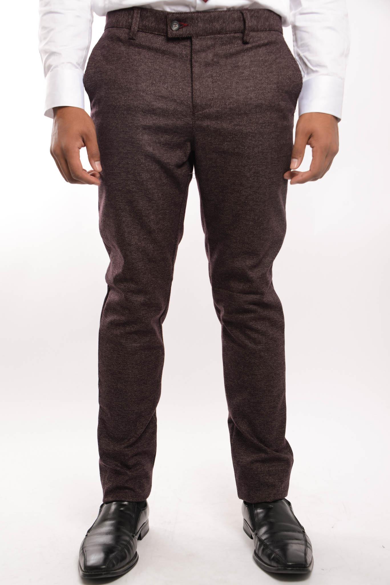 Euro Smooth Tweed Trouser - Haight & Ashbury