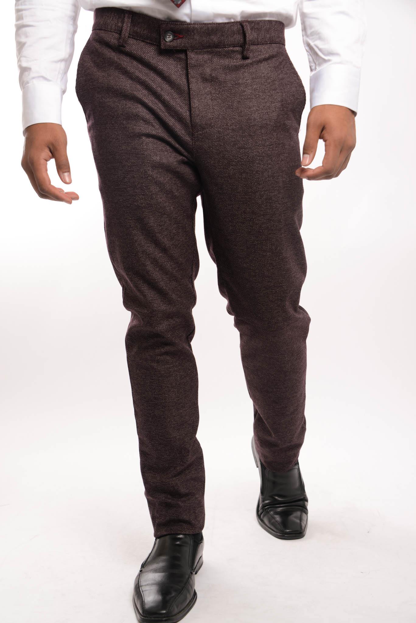 Euro Smooth Tweed Trouser - Haight & Ashbury
