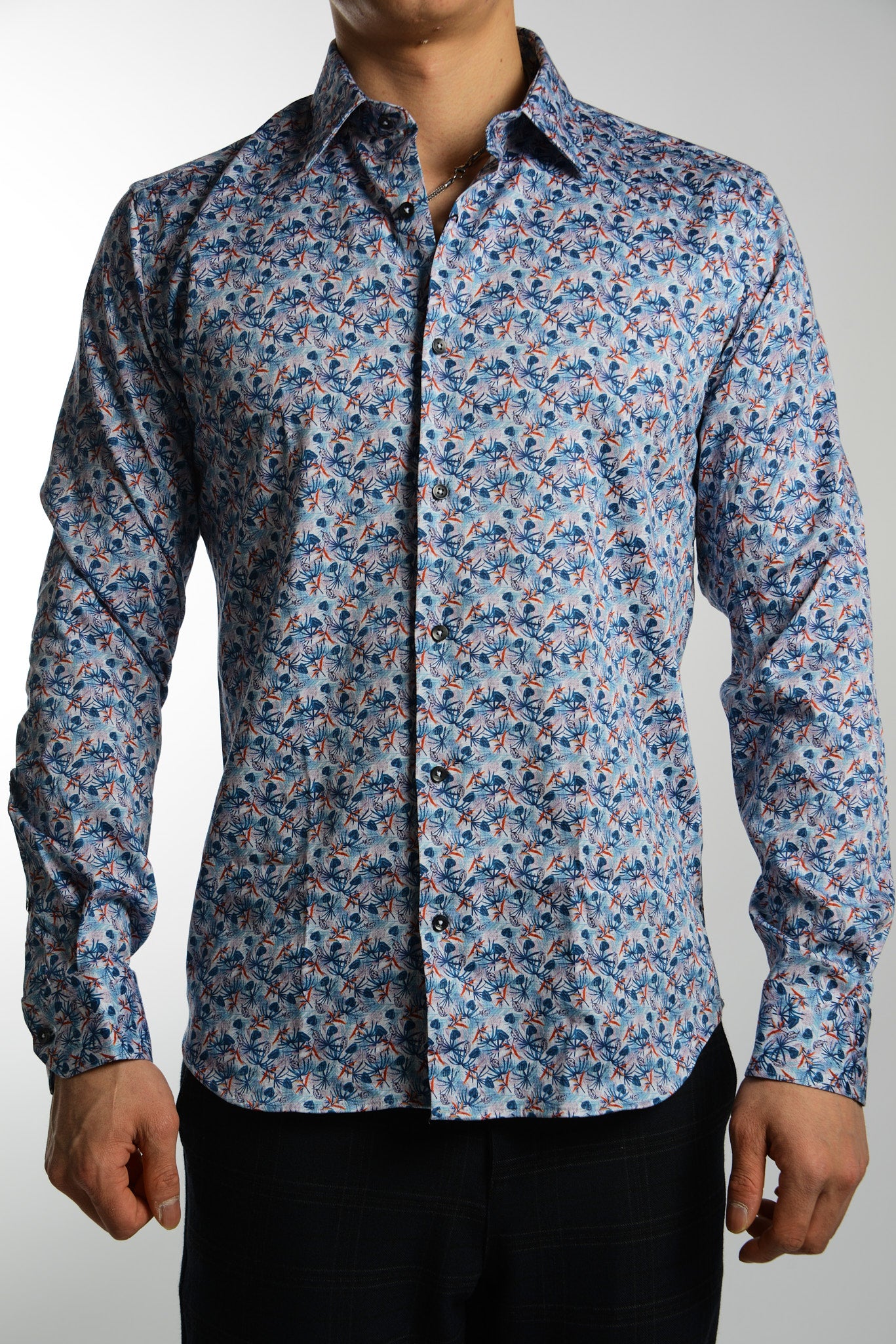 EURO SATEEN LS SPORT SHIRT