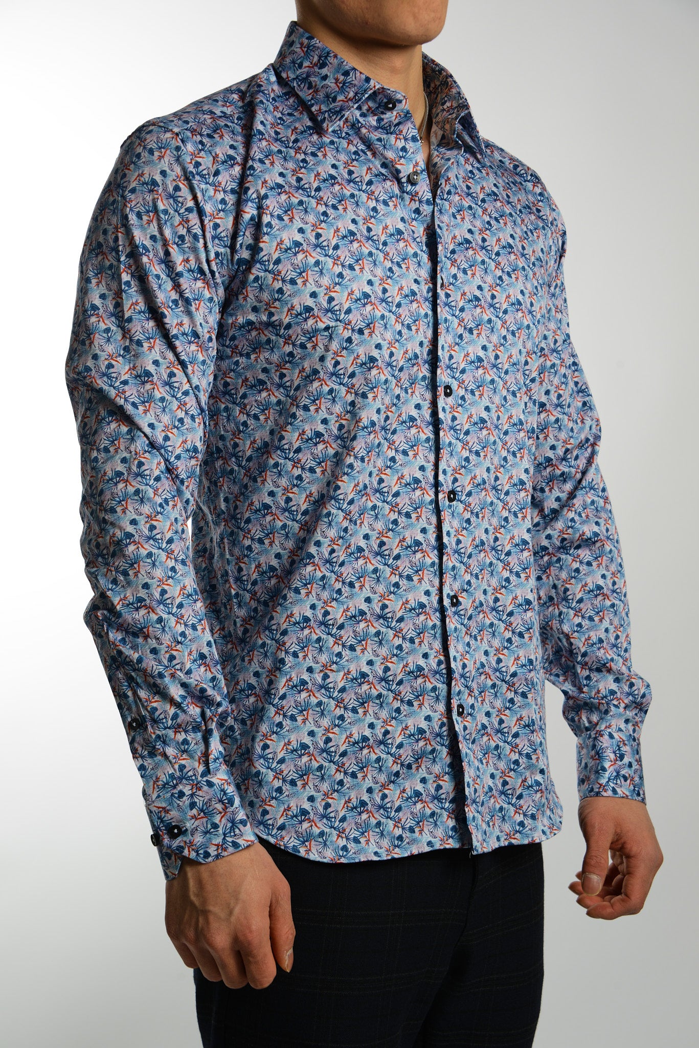 EURO SATEEN LS SPORT SHIRT