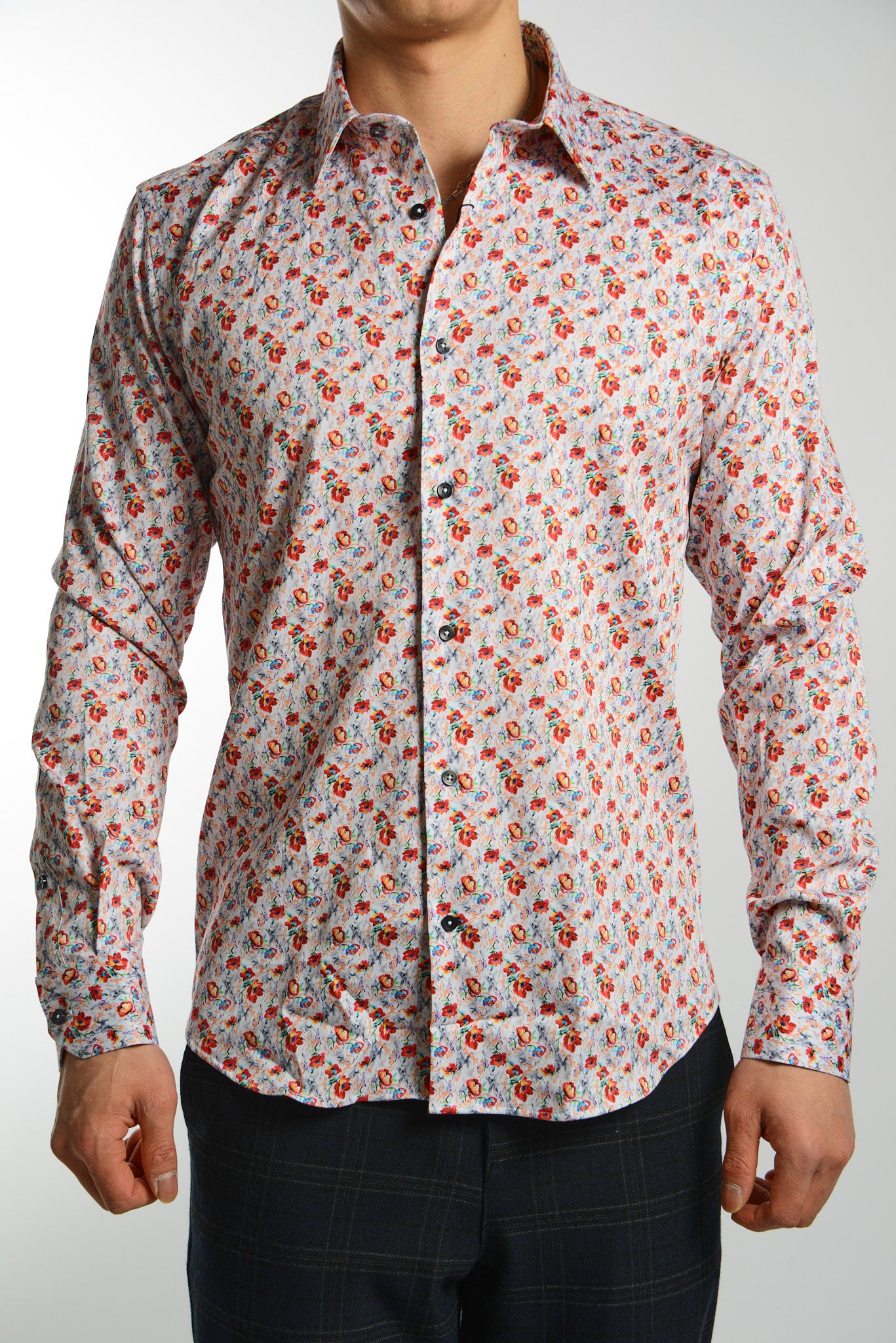 EURO SATEEN LS SPORT SHIRT
